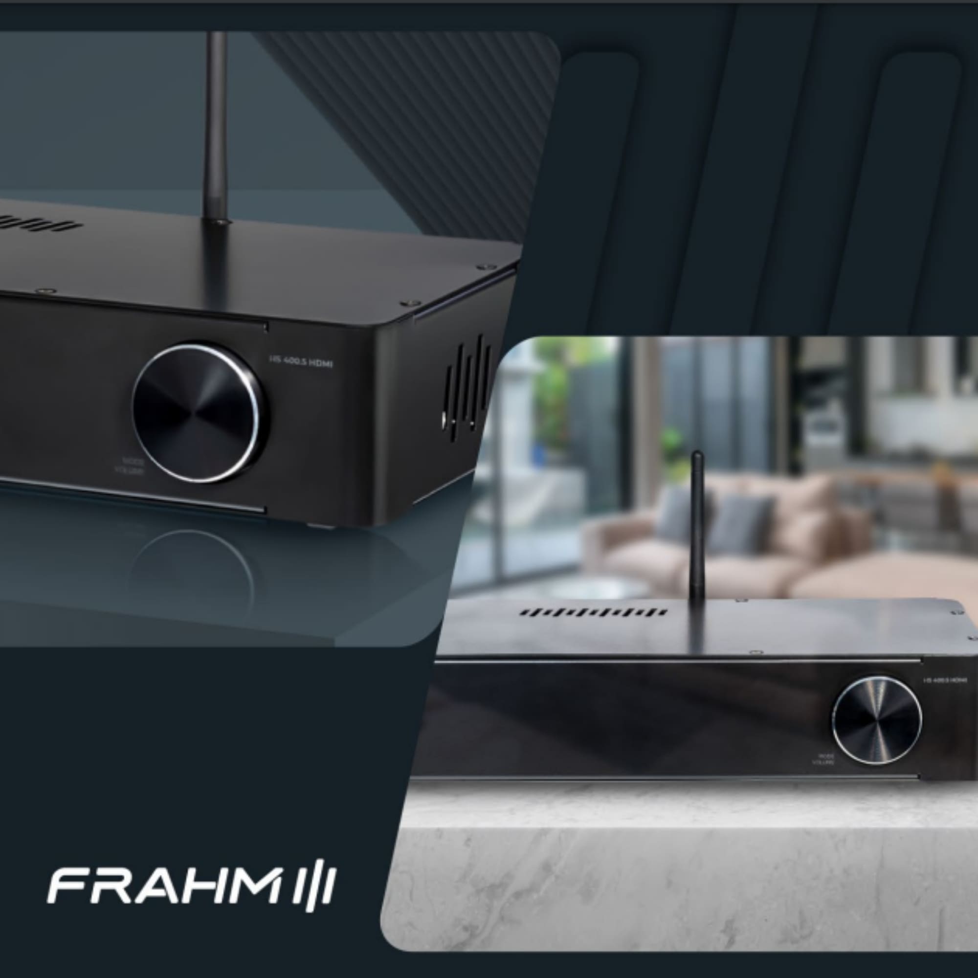 Som Ambiente Amplificador Home Sense HS400.5 HDMI PT Bivolt 400W (5x 80W) 4 Ohms Frahm - 32158