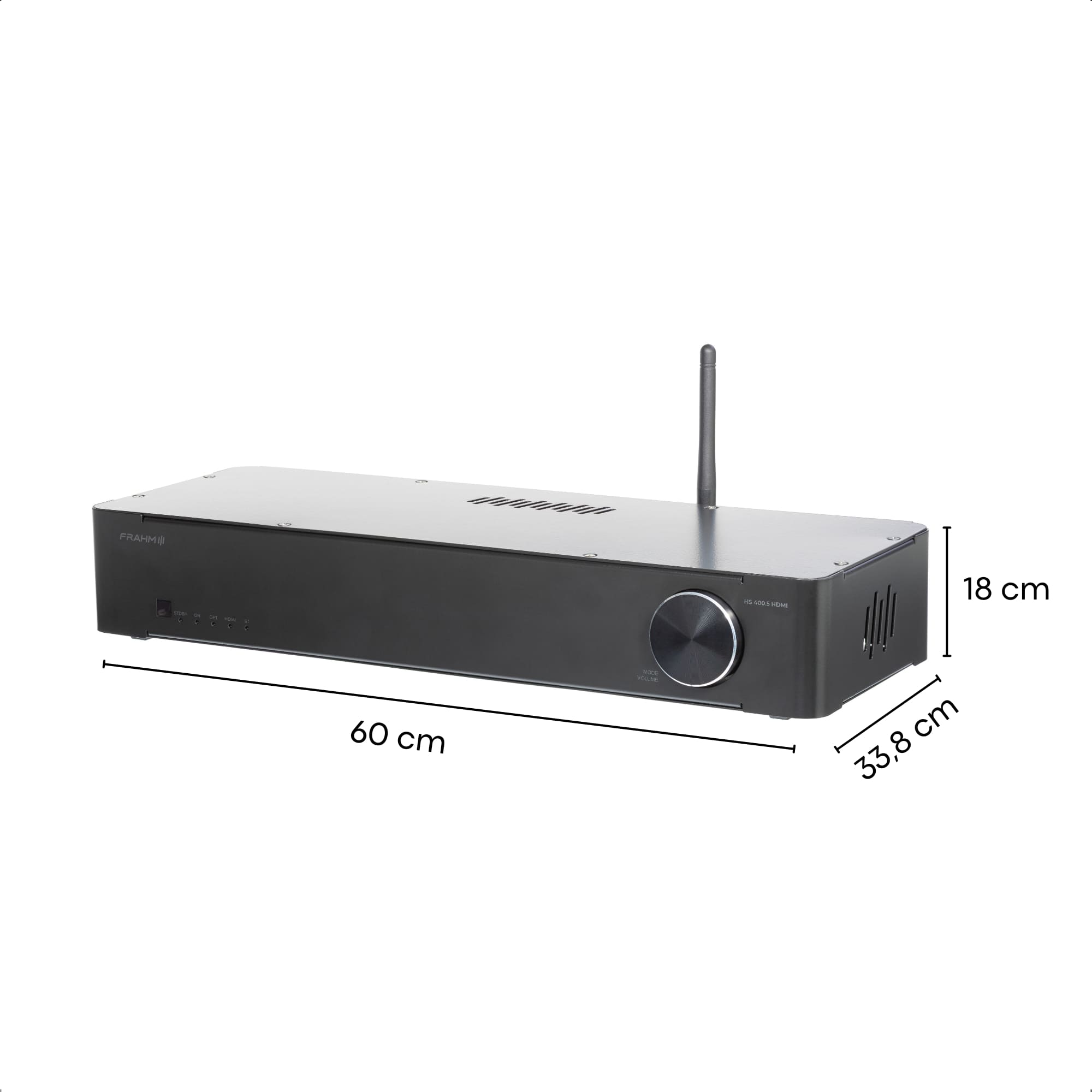 Som Ambiente Amplificador Home Sense HS400.5 HDMI PT Bivolt 400W (5x 80W) 4 Ohms Frahm - 32158