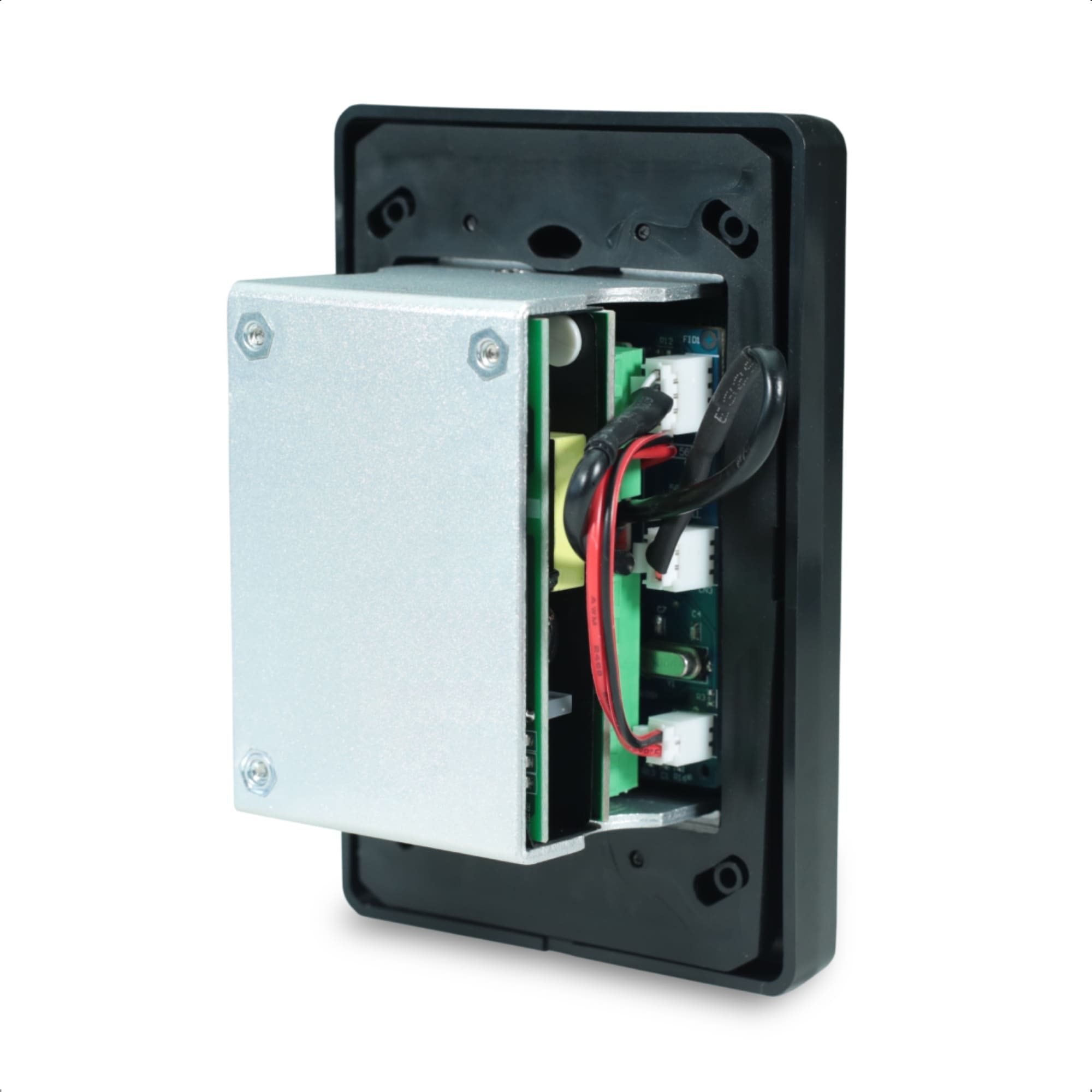 Amplificador de Parede HS Wall Preto G5 Touch 2x30W Bivolt com Caixas de passagem 4×2 Frahm - 32240