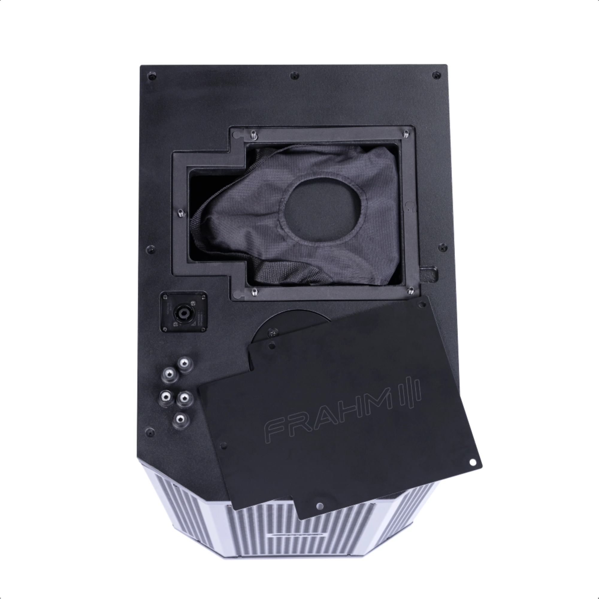 Sistema GRT 12 DSP Preta Caixa Ativa Subwoofer e Satélite 300W RMS USB Bluetooth - Frahm 31971