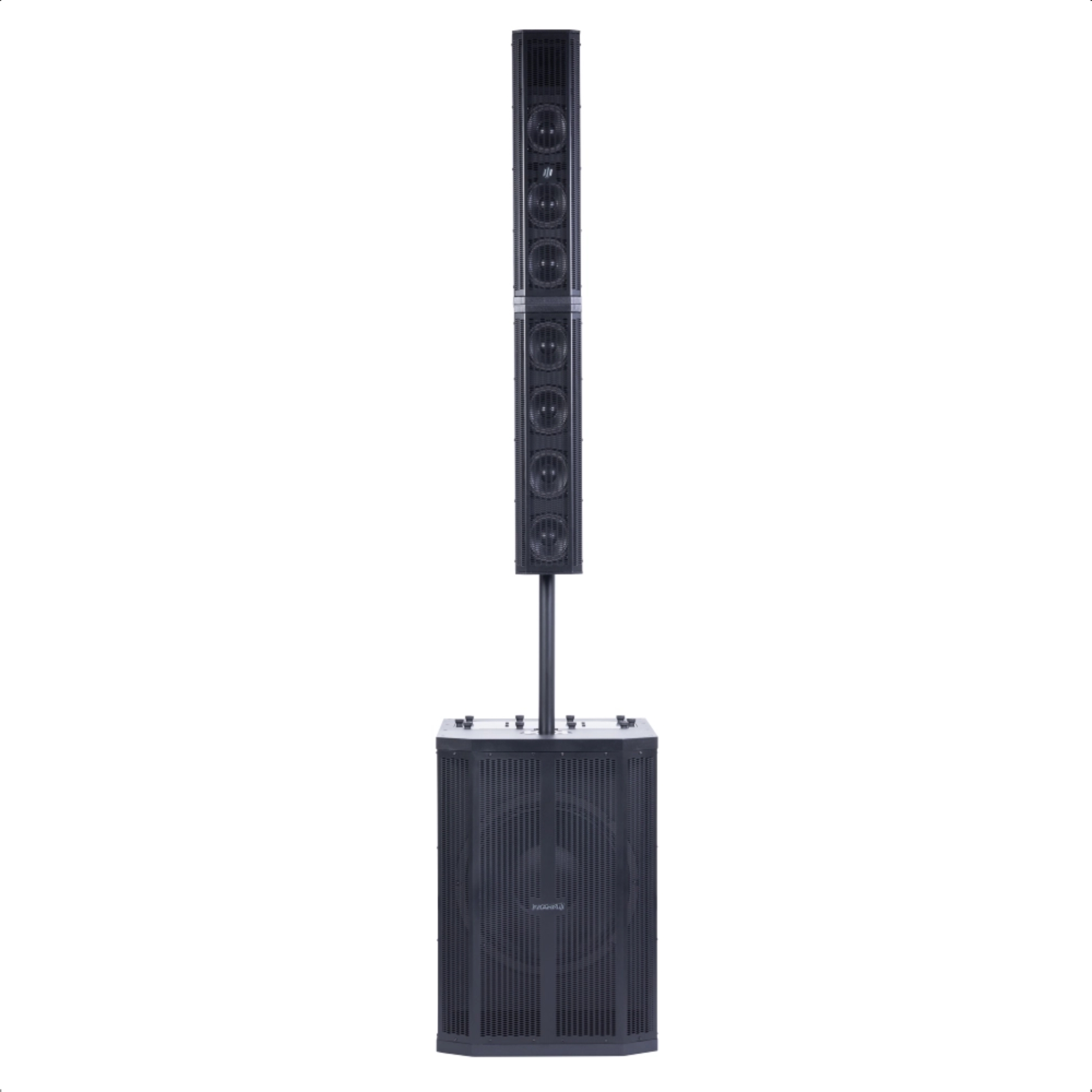 Caixa Ativa Subwoofer e Satélite Sistema GRT 15 DSP Preta 1000W RMS Frahm - 31972