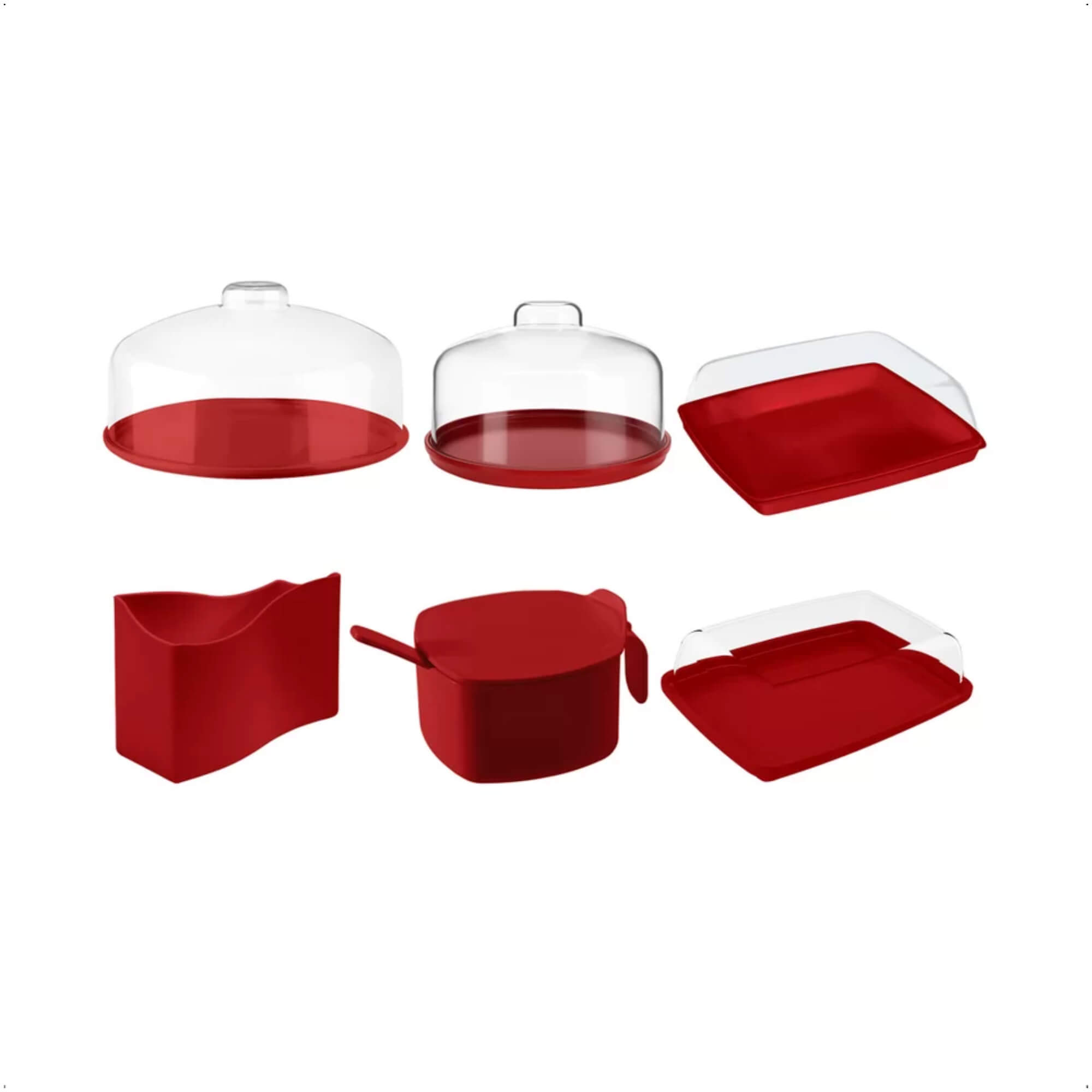 Kit Café da Manhã em Polipropileno 6 Peças Cozy Coza - Brinox 99355/2465