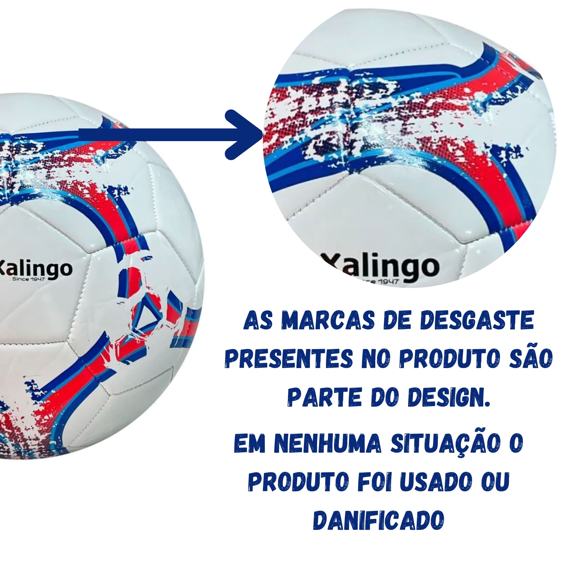 Bola de Futebol N° 3 Oficial 57 à 59cm PVC Recomendada para Uso Infantil Xalingo -  28709
