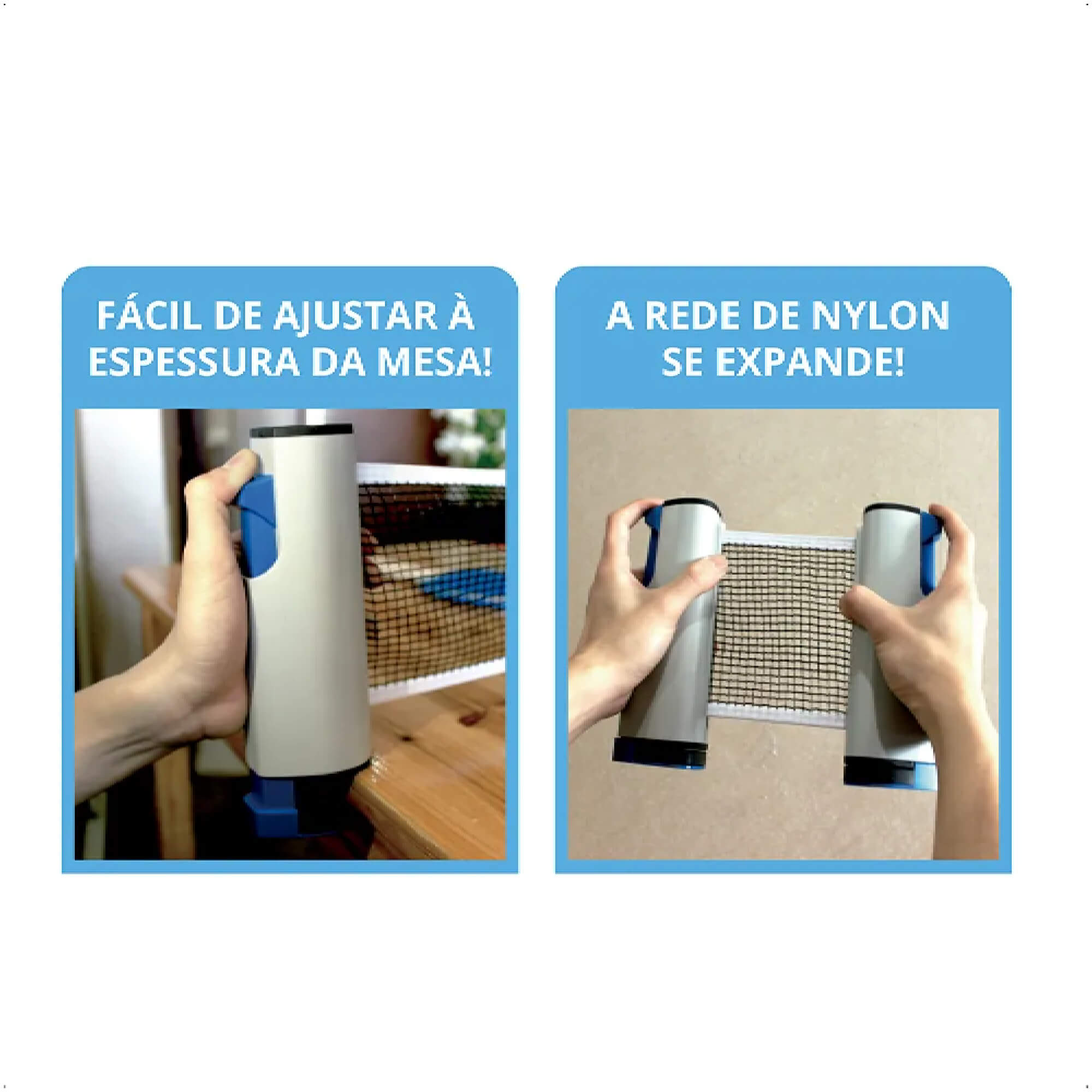 Rede Retrátil Para Tenis De Mesa Pingue Pong Portátil Prática Fixação Universal - Xalingo 28598