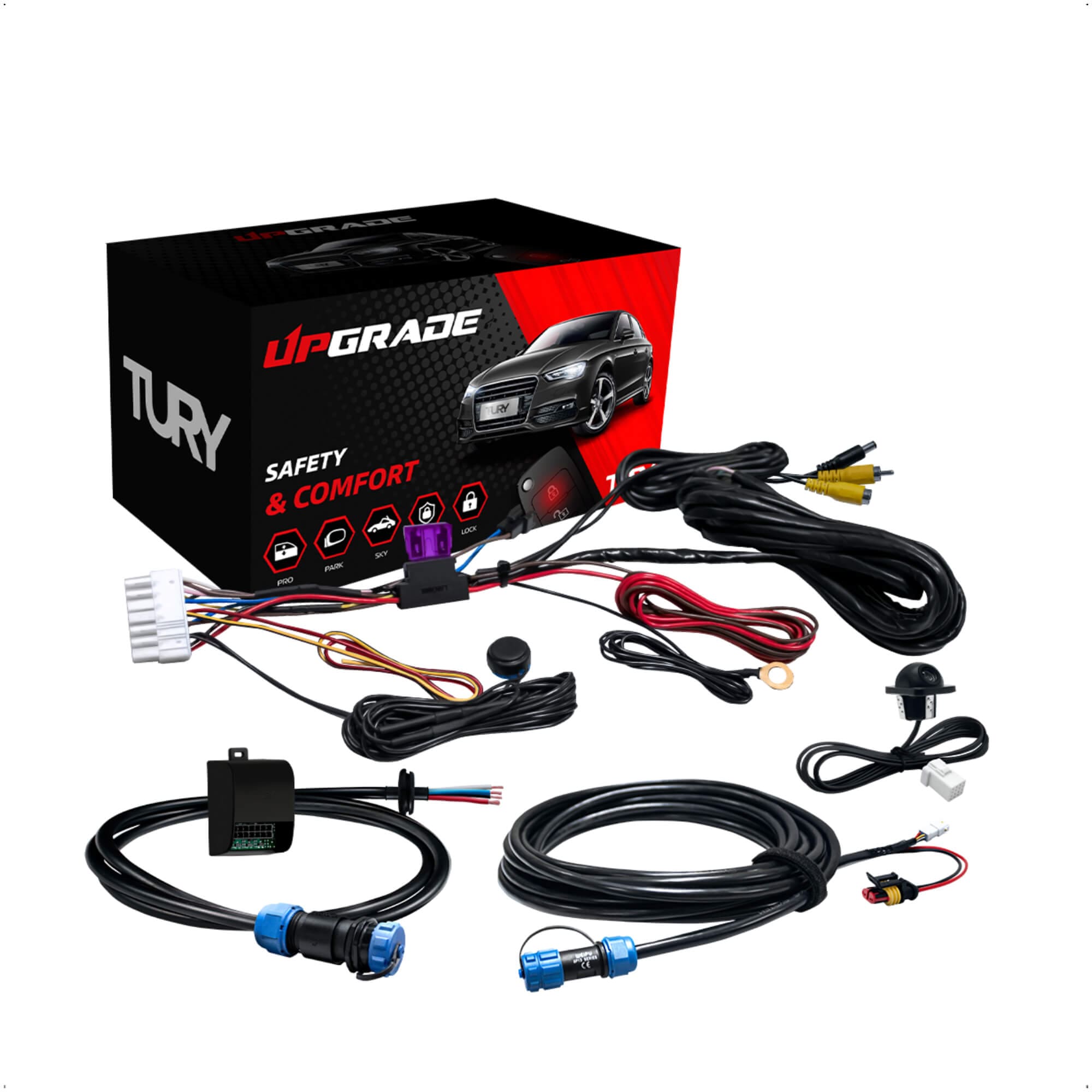 Kit Câmera de Ré para Trailers Carretas Modulo Tury - TRAILERVIEW