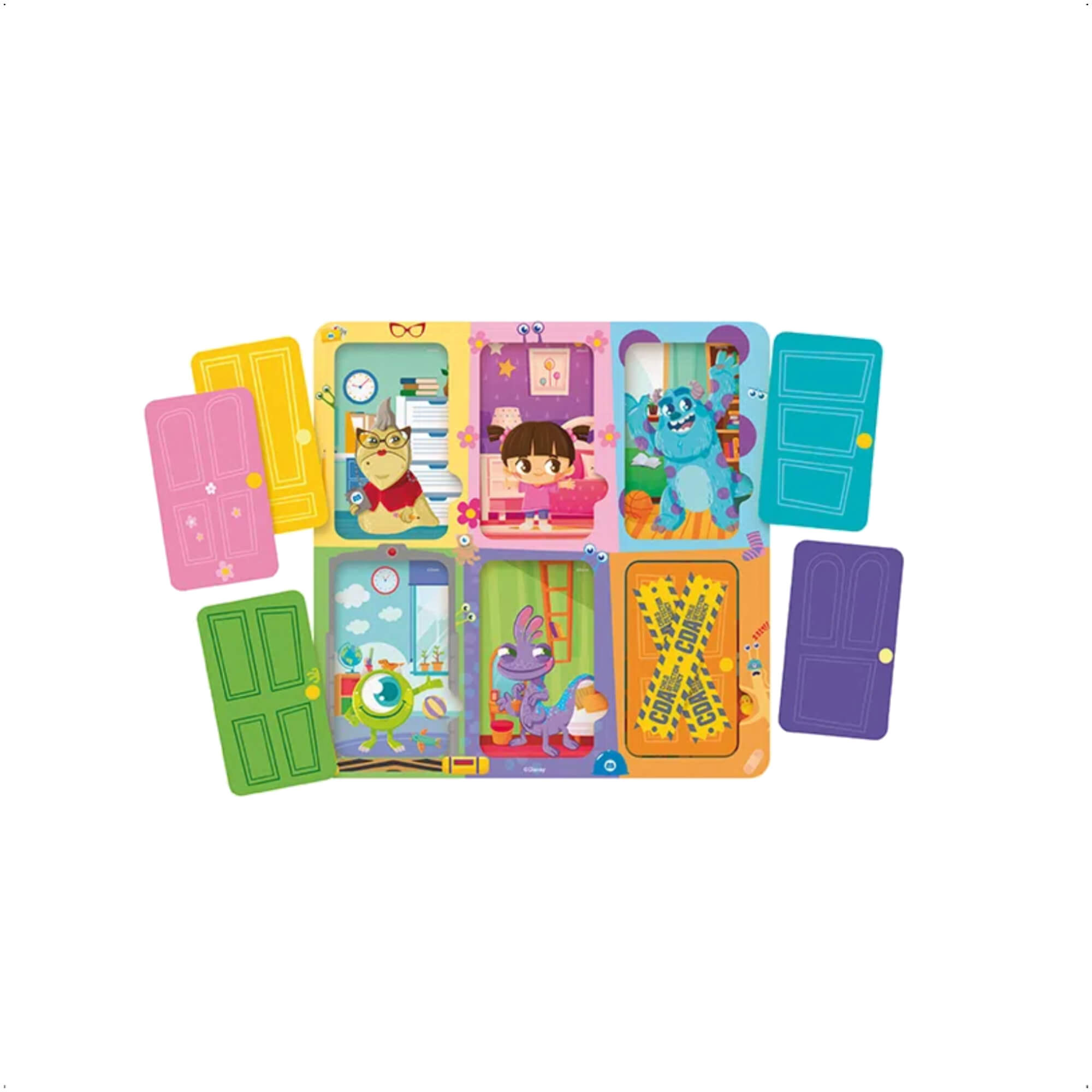 Brinquedo Quebra-Cabeça Monstros S.A Disney Baby Para Crianças Raciocínio Lógico Xalingo - 13176