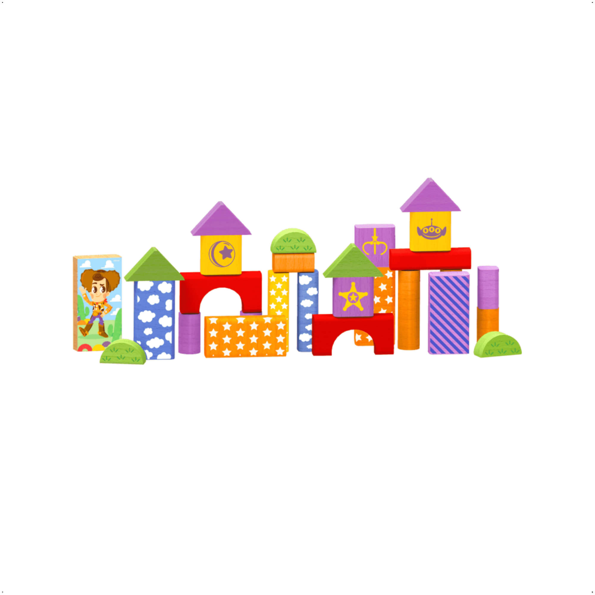 Brinquedo Blocos Pedagógicos Toy Story Disney Baby 39 Peças Xalingo - 13187