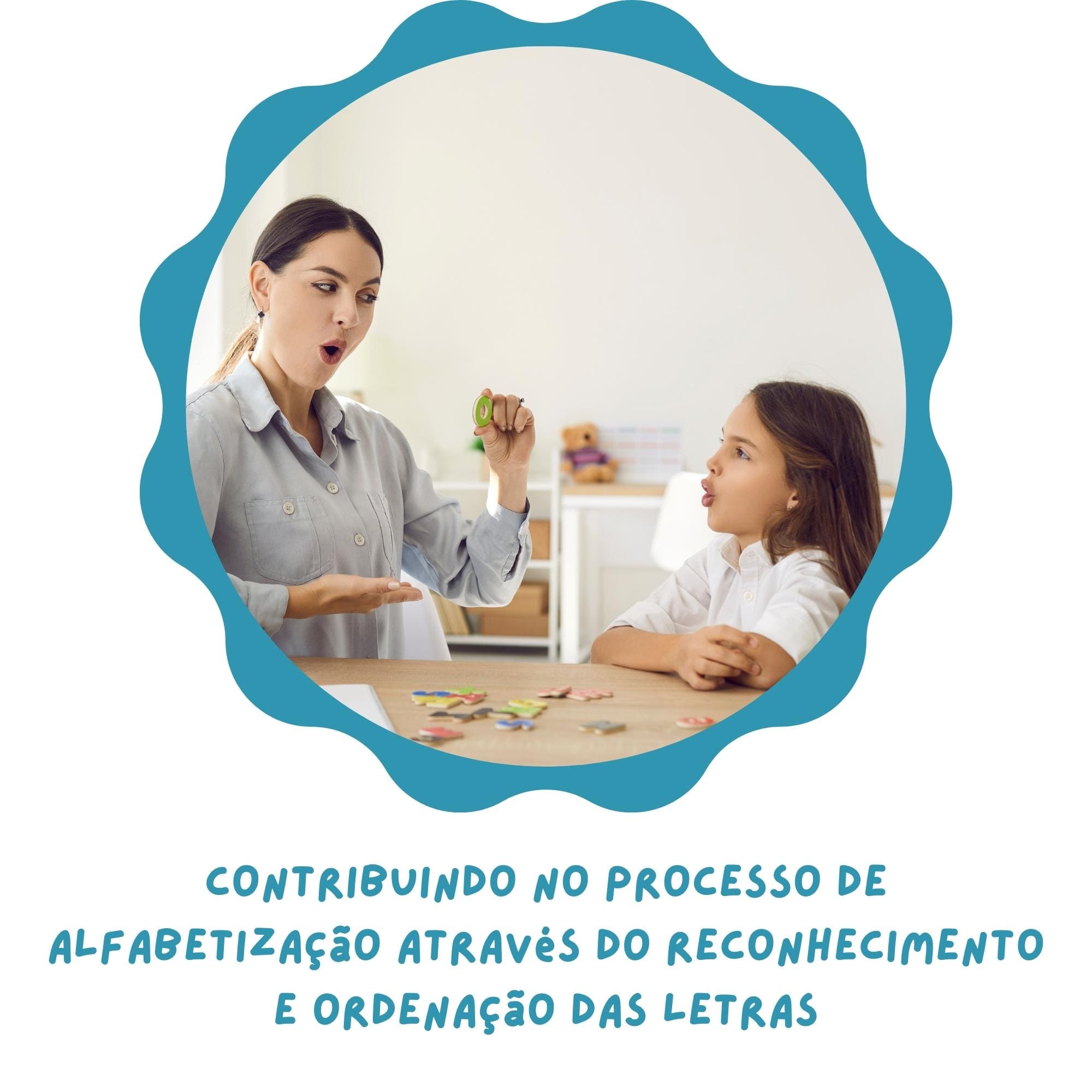 Jogo Infantil Brincando de Soletrar Patrulha Canina 46 Peças para Crainças +5 Anos Xalingo - 13976