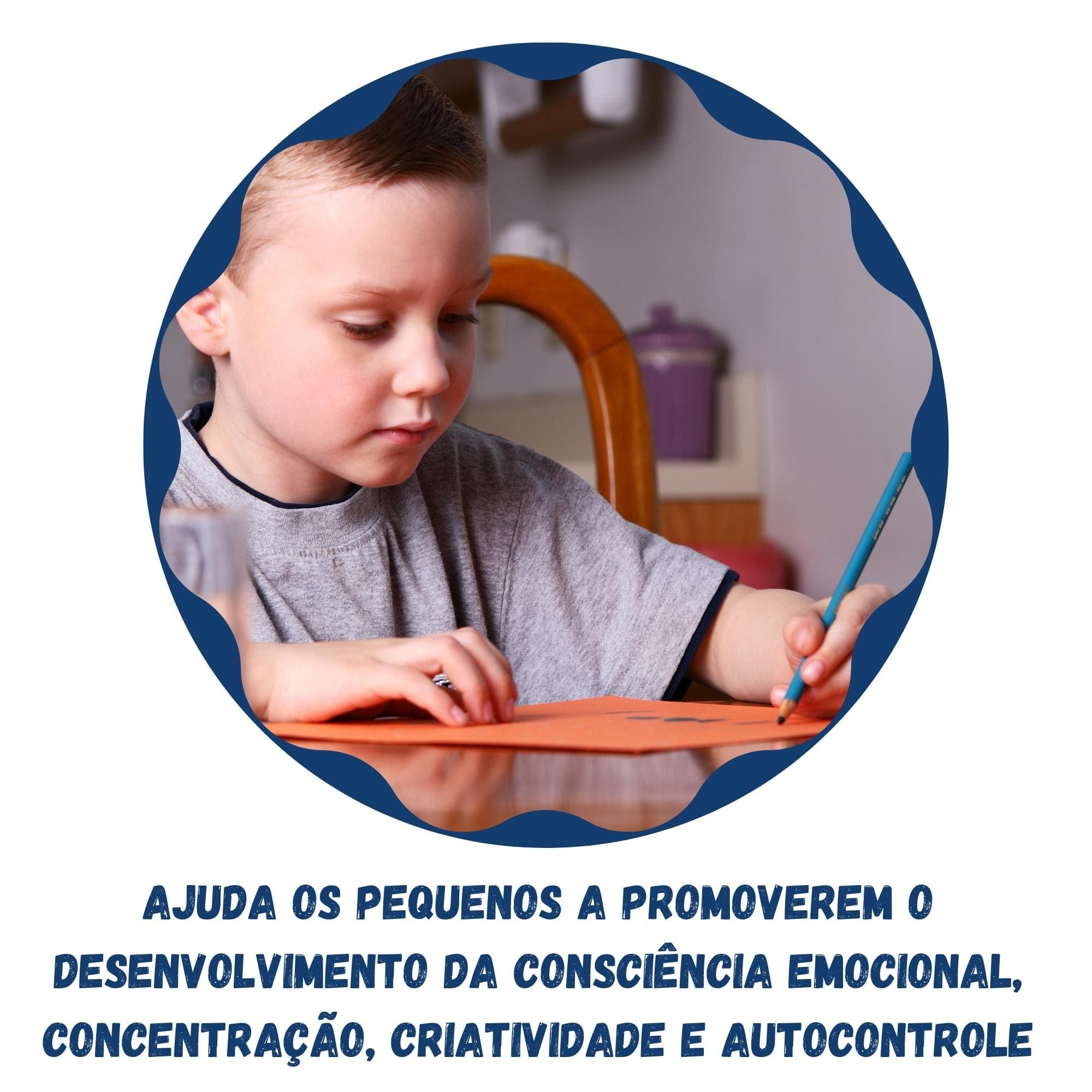 Quadro para Colorir Descobrindo as Emoções Xalingo 24 Peças para Crianças XALINGO 17498