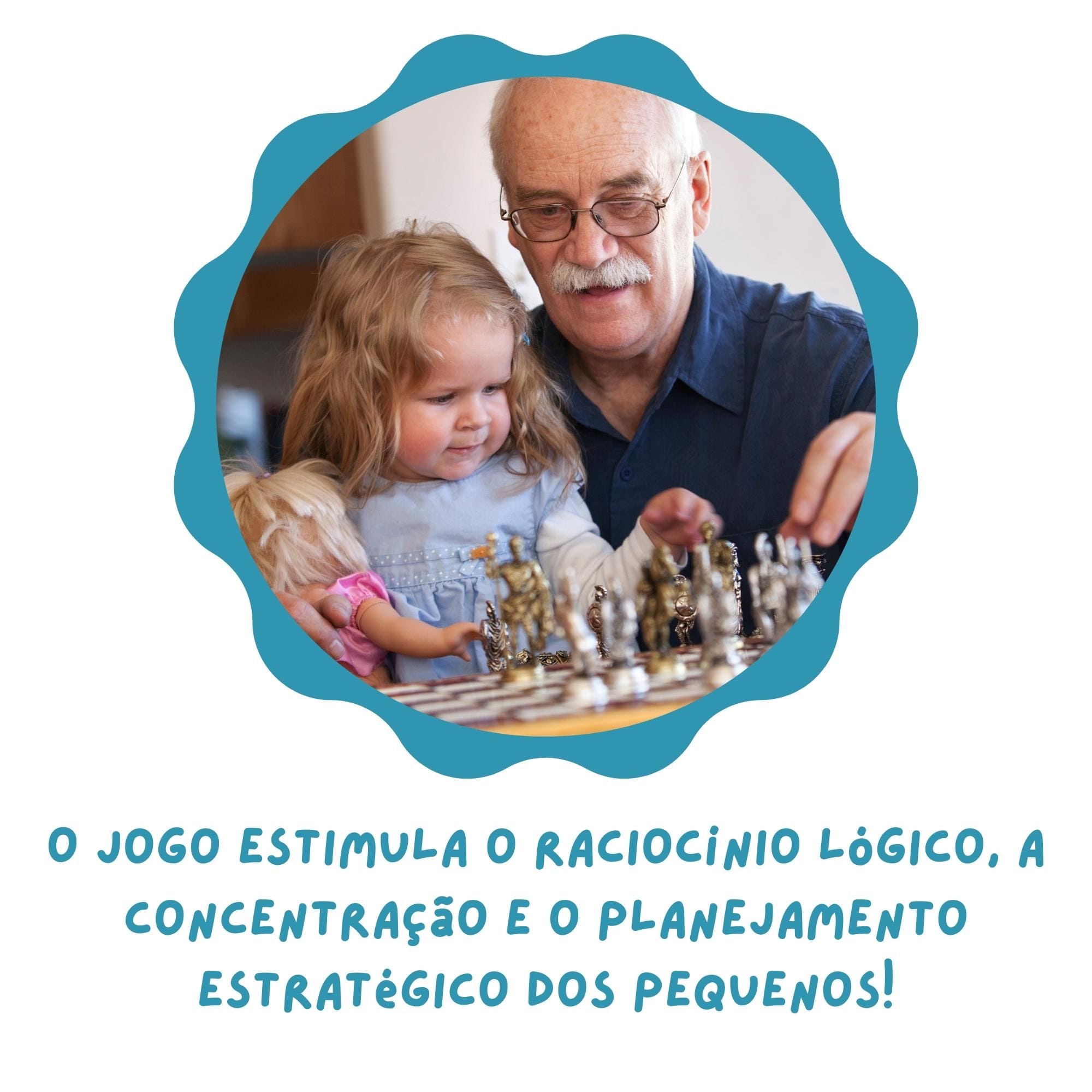 Jogo de Xadrez Infantil Meu Primeiro Xadrez Turma da Mônica para Crianças +6 Anos Xalingo - 17776