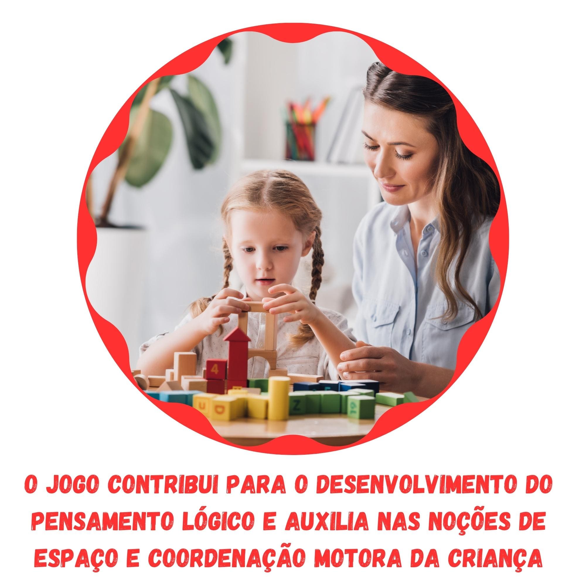 Brincando de Engenheiro Blocos de Montar Jogo do Equilíbrio 42 Peças Xalingo - 17787