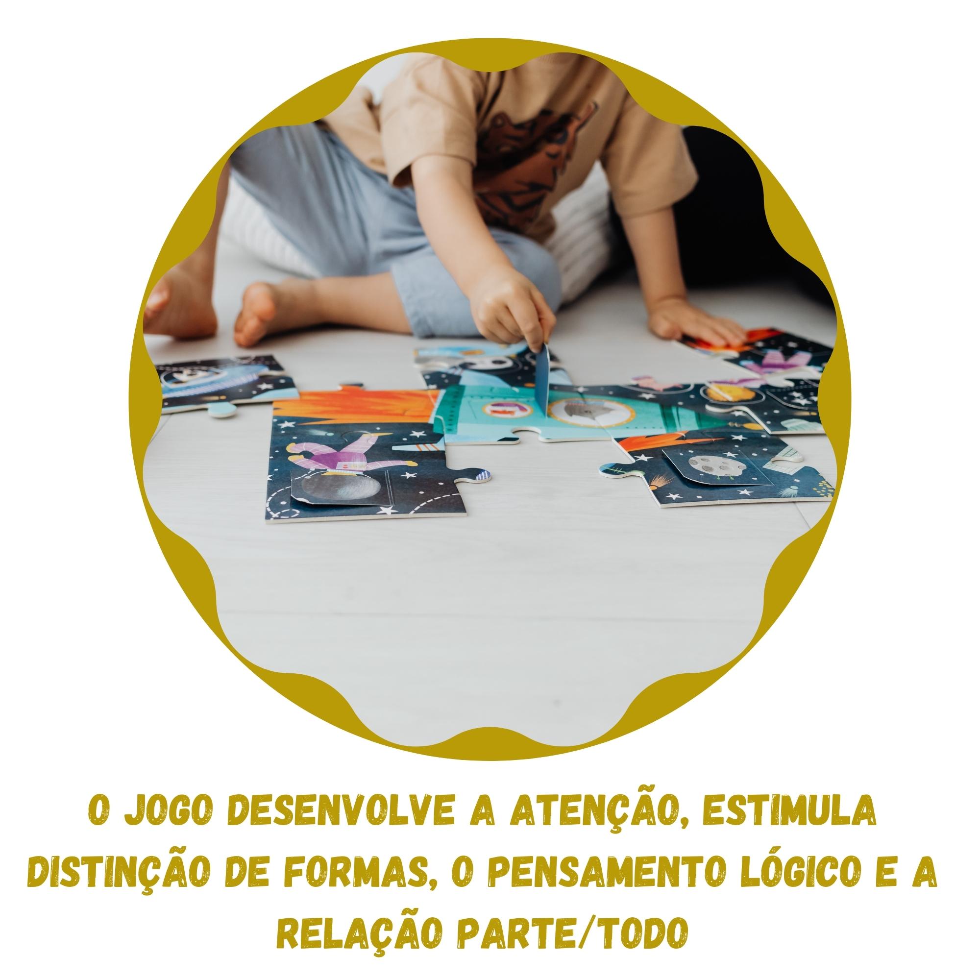 Quebra-Cabeça Números 30 Peças Grandes para Crianças a partir de 2 Anos Xalingo - 17798