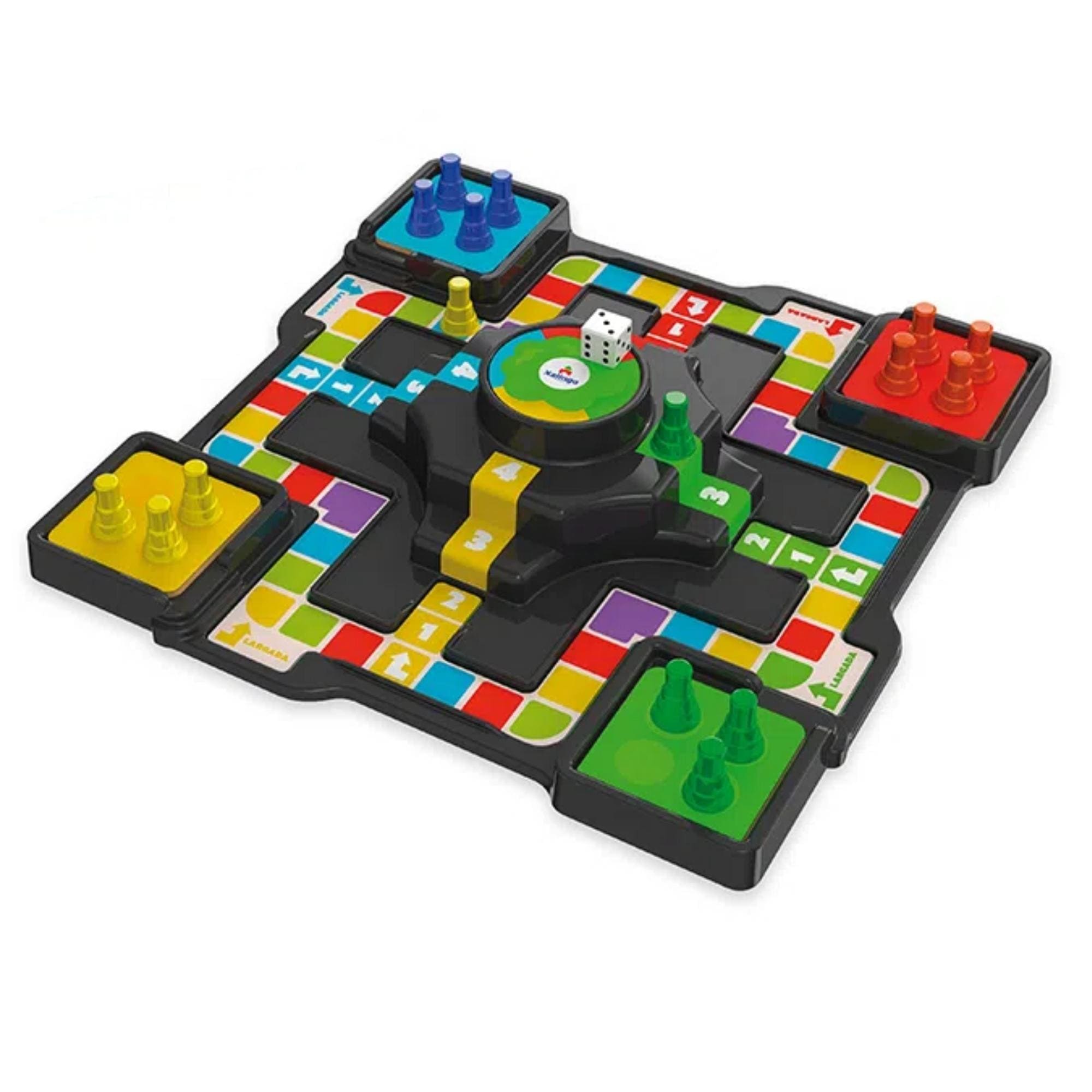 Jogo de Tabuleiro Ludo Tridimensional para Crianças a Partir de 3 Anos Xalingo - 54709