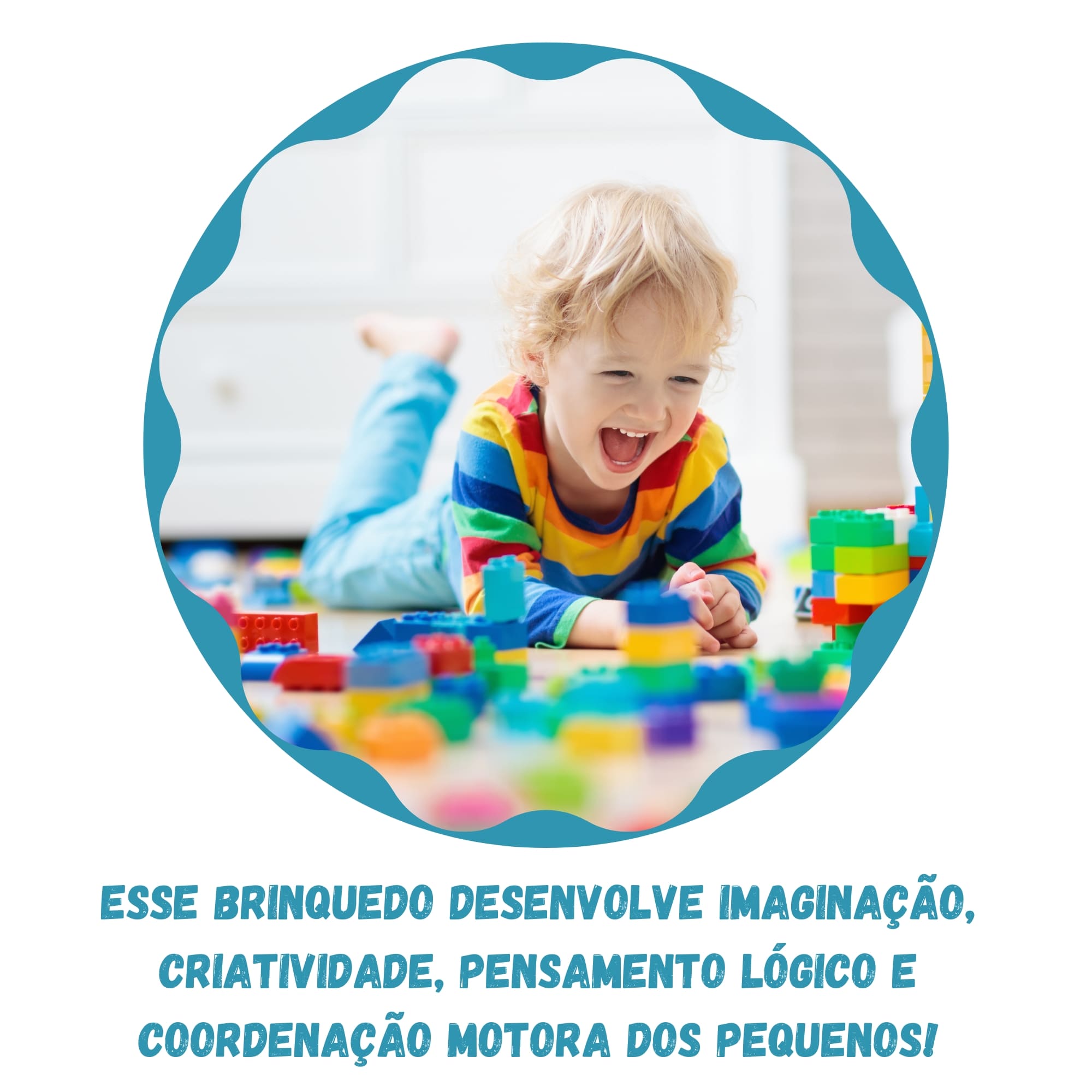 Brinquedo de Montar Matemáticos Multiblocks para Crianças a partir de 4 Anos Xalingo - 54732