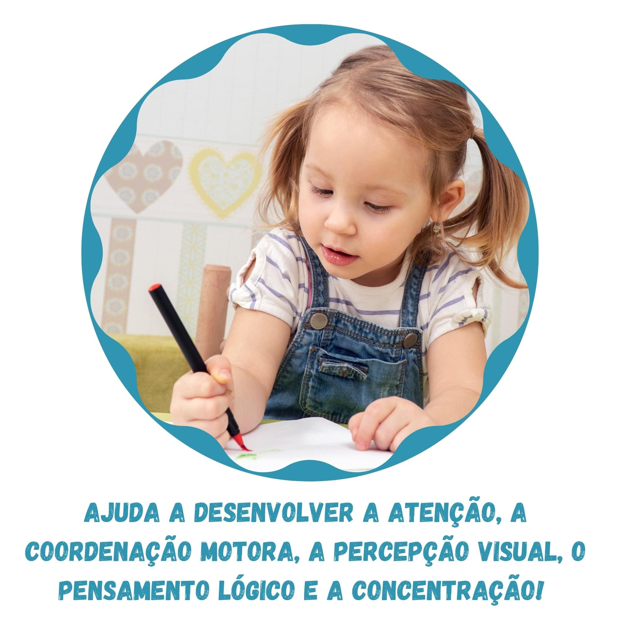 Quadro para Pintura do Blue's Clues c/ 6 Canetas e Apagador p/ Crianças 3+ Anos Xalingo -  55376