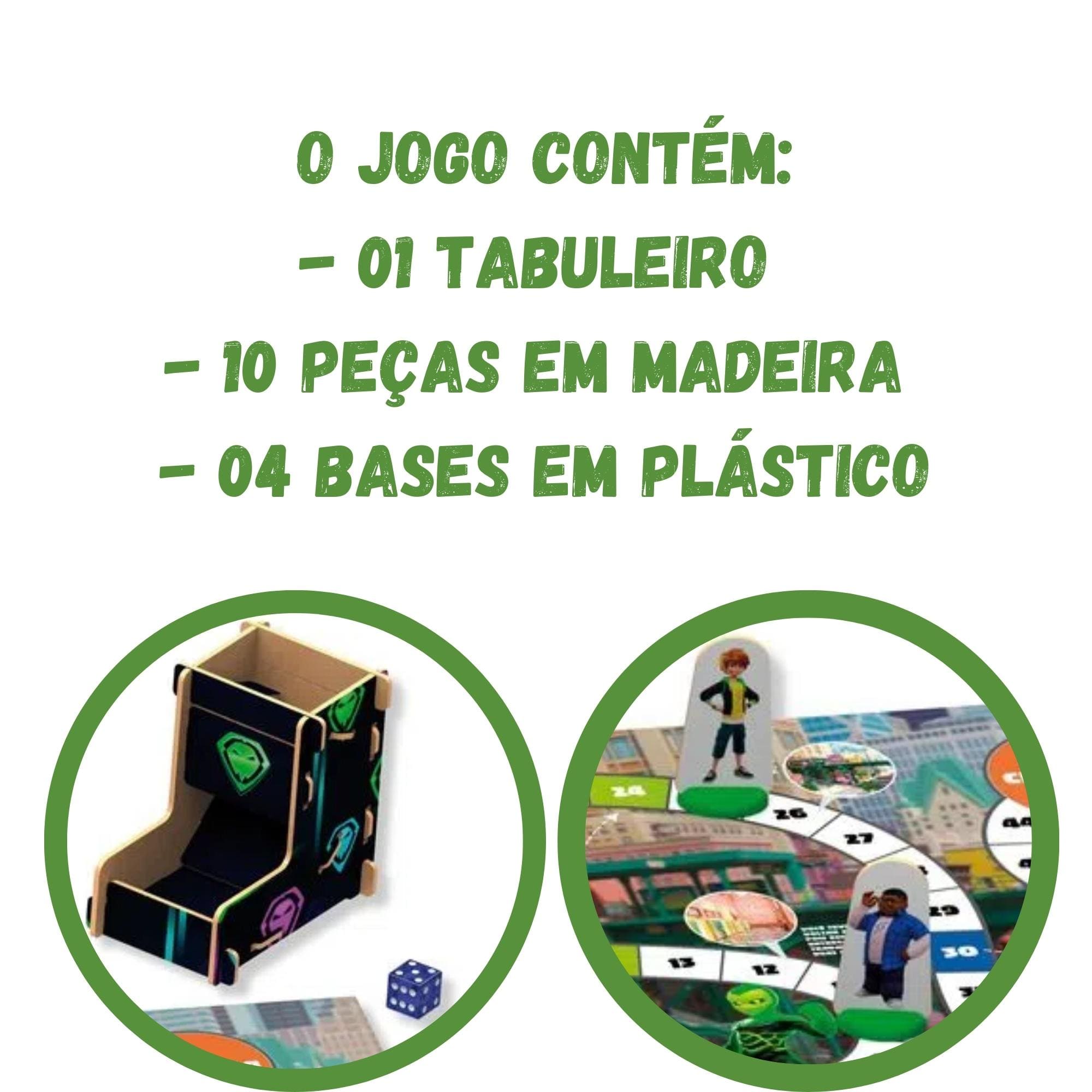 Jogo de Tabuleiro Ghostforce 10 Peças para Crianças a partir de 6 Anos Xalingo - 55487