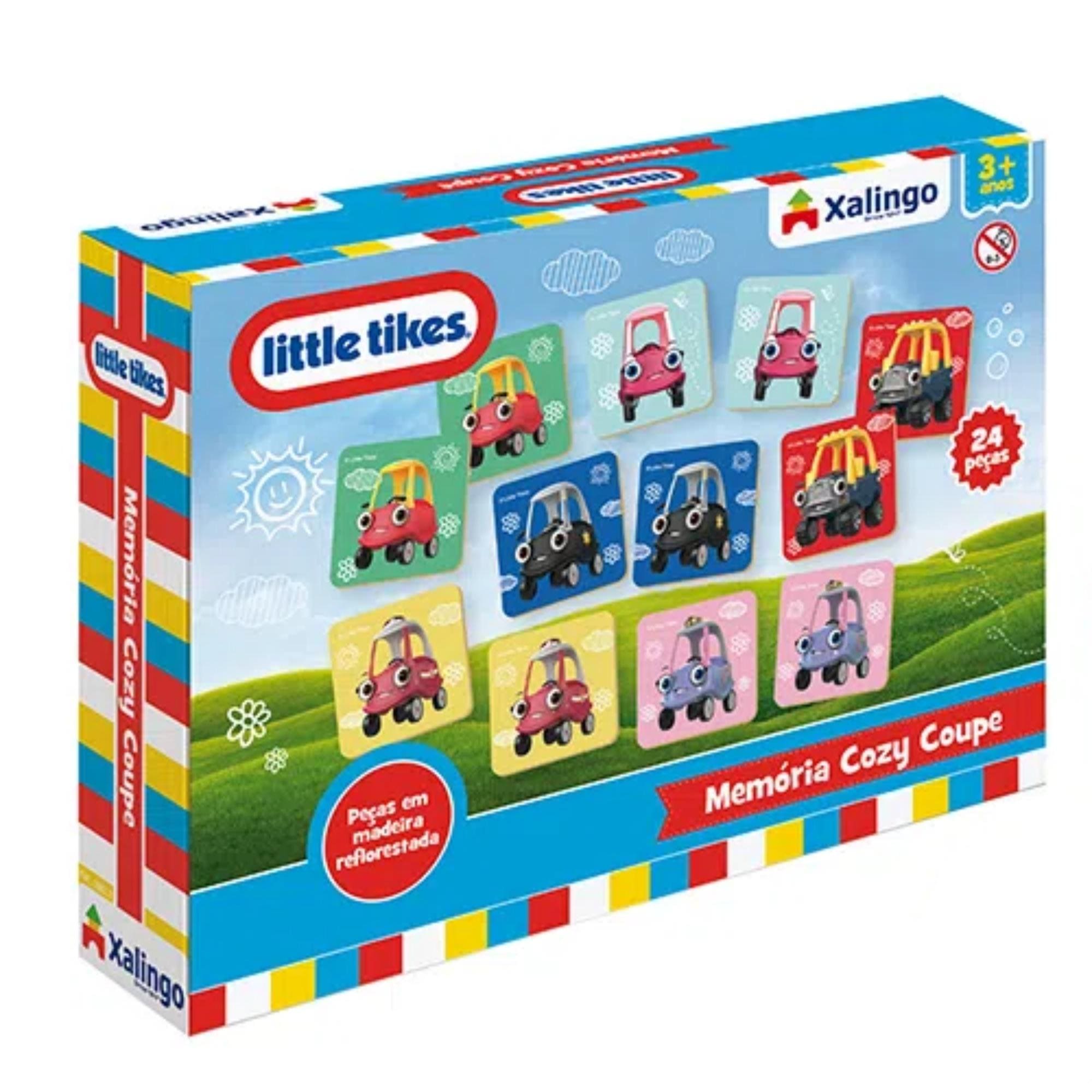 Jogo da Memória Little Tikes para Crianças a partir de 3 anos 24 Peças Xalingo - 59021