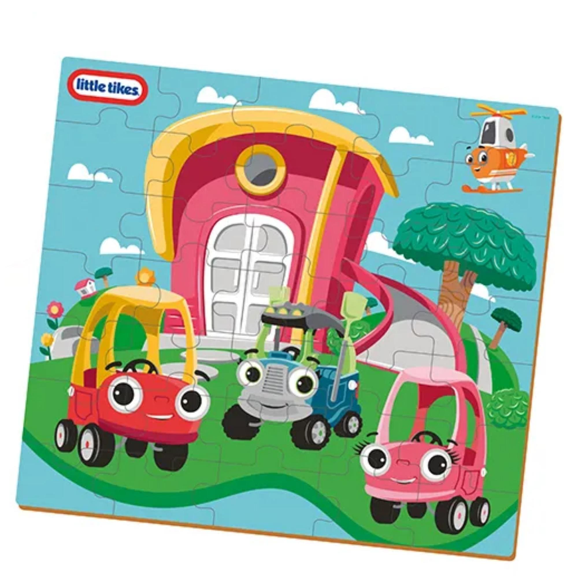 Quebra-Cabeça Big Little Tikes 35 peças Grandes em MDF para Crianças +4 Anos Xalingo - 59032
