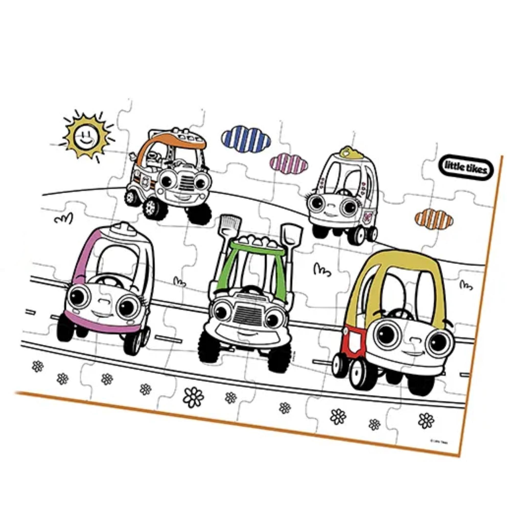 Quebra-Cabeça para Colorir Little Tikes para Crianças a partir de 4 Anos Xalingo - 59043