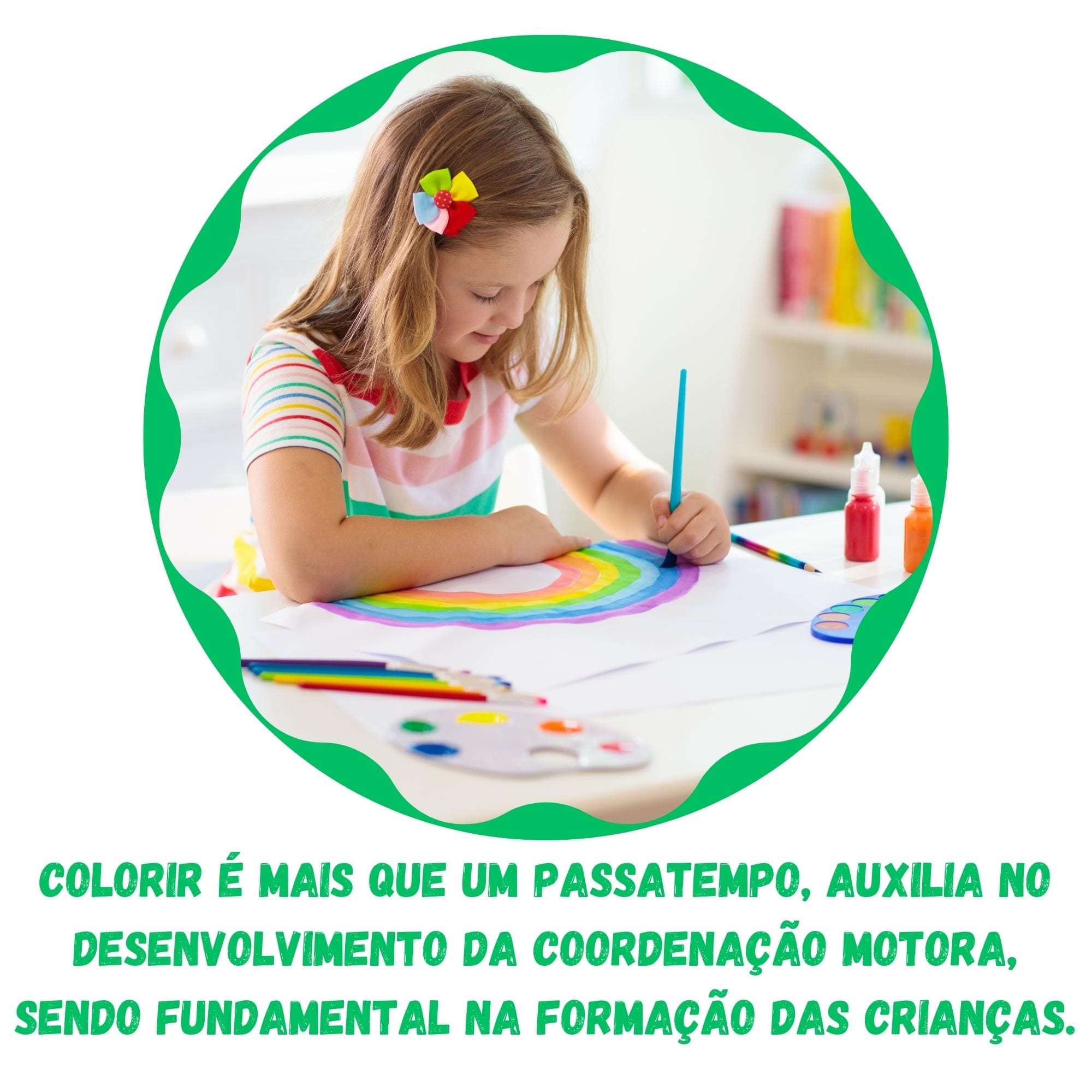 Quebra-Cabeça para Colorir Little Tikes para Crianças a partir de 4 Anos Xalingo - 59043