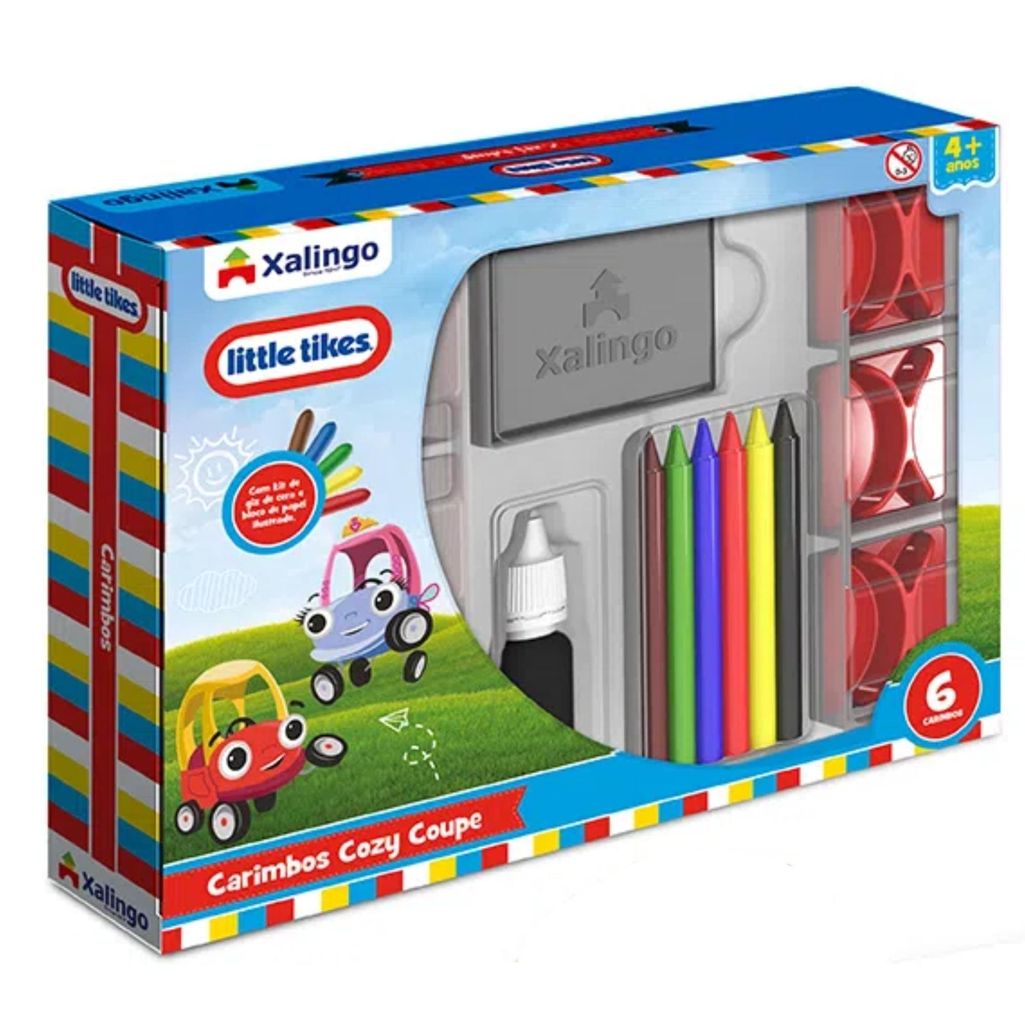 Carimbos para Criar Brincar e Colorir Little Tikes para Crianças a partir de 4 Anos Xalingo - 59054