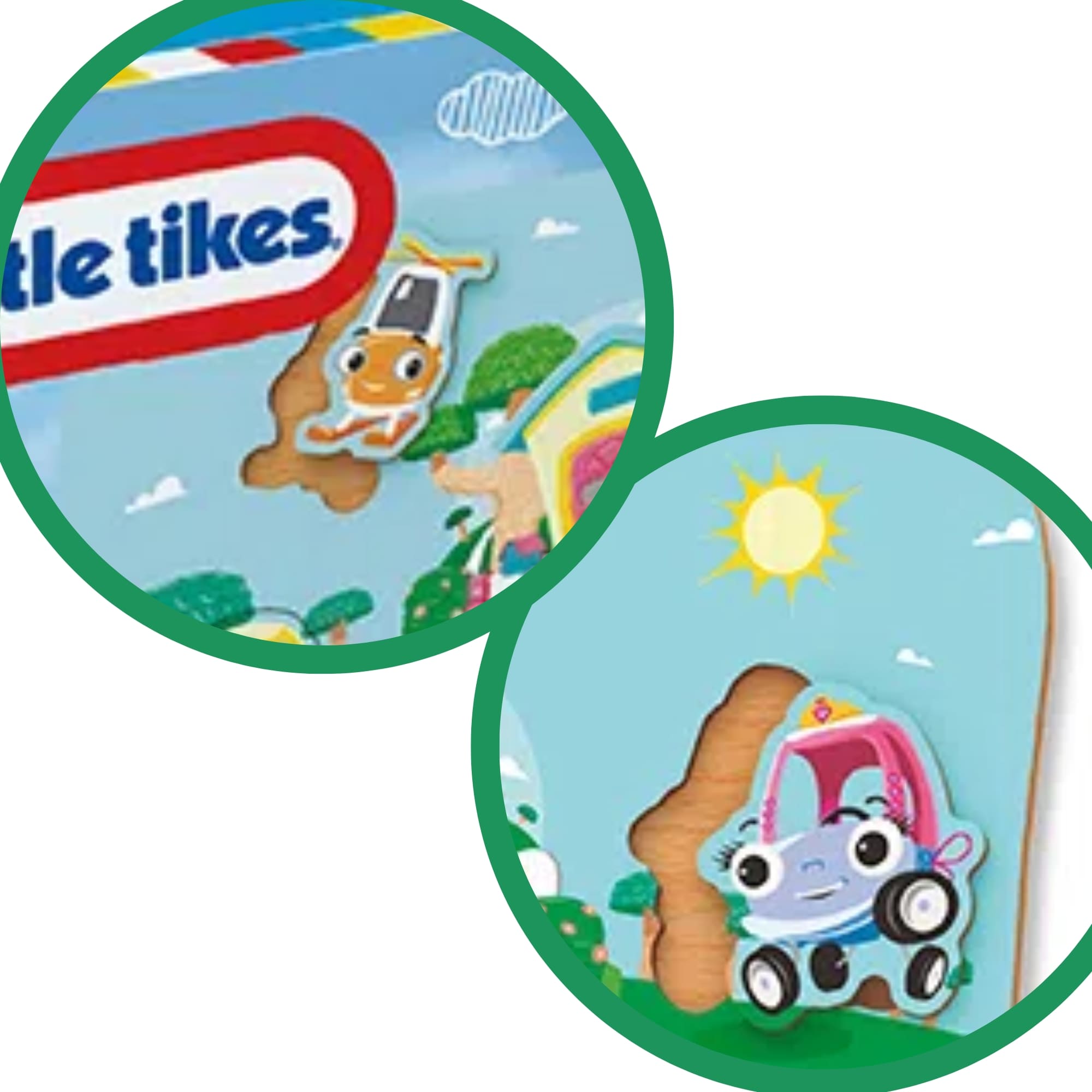 Quebra-Cabeça de Encaixar Little Tikes 5 Peças para crianças a partir de 3 Anos Xalingo - 59076