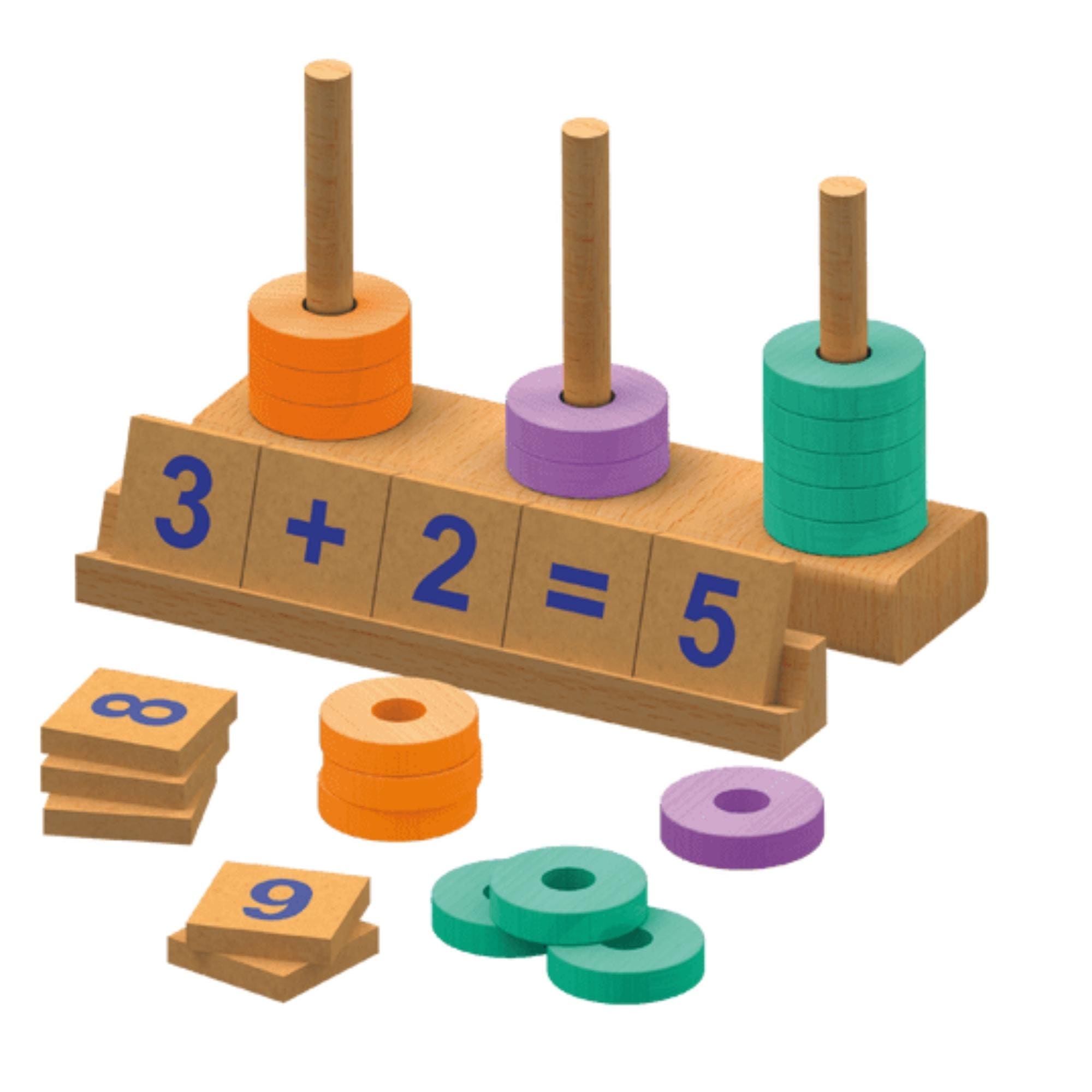 Steam Quebra-Cabeça Educativo Brincado Matemática p/ Crianças a Partir de 4 Anos Xalingo 17432