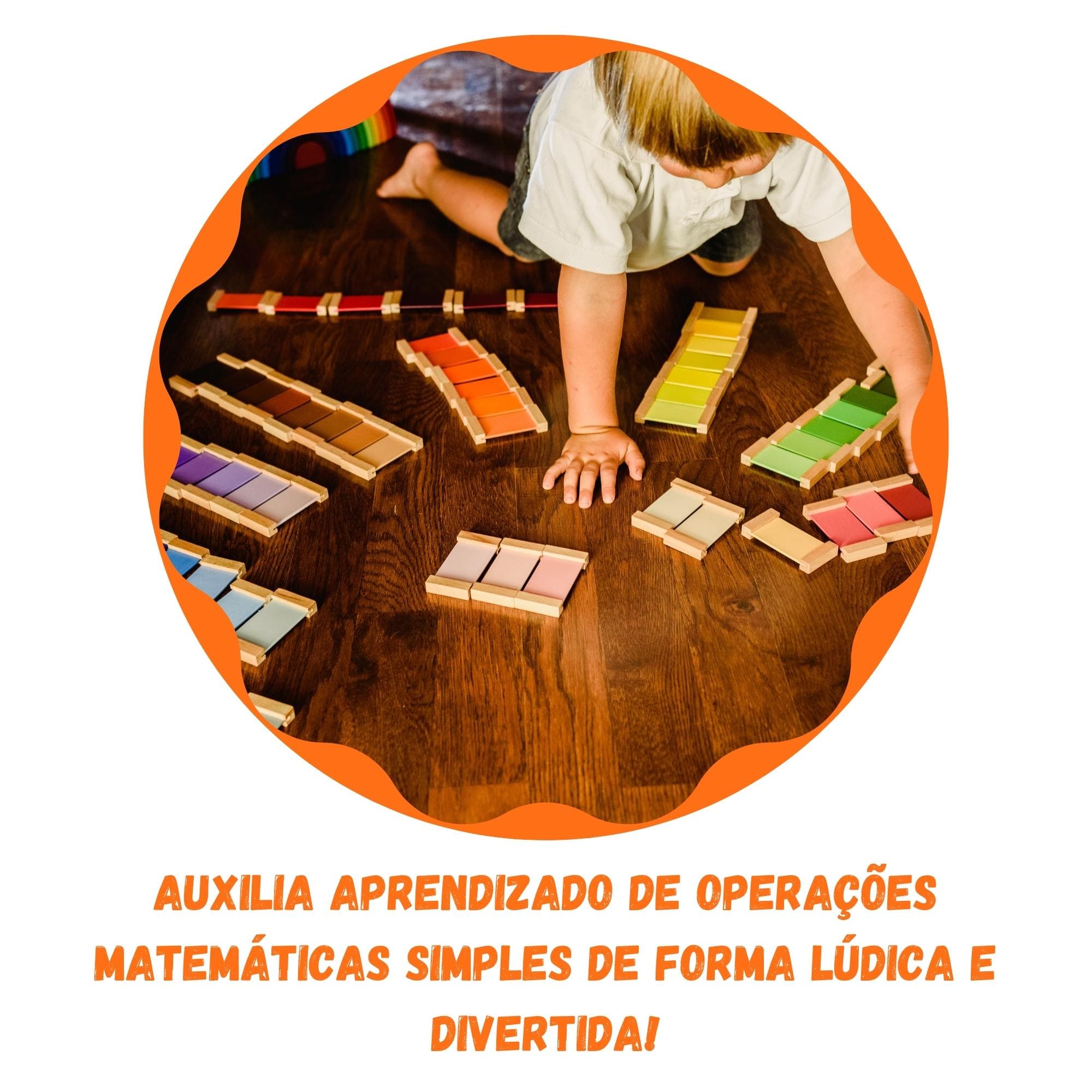 Steam Quebra-Cabeça Educativo Brincado Matemática p/ Crianças a Partir de 4 Anos Xalingo 17432