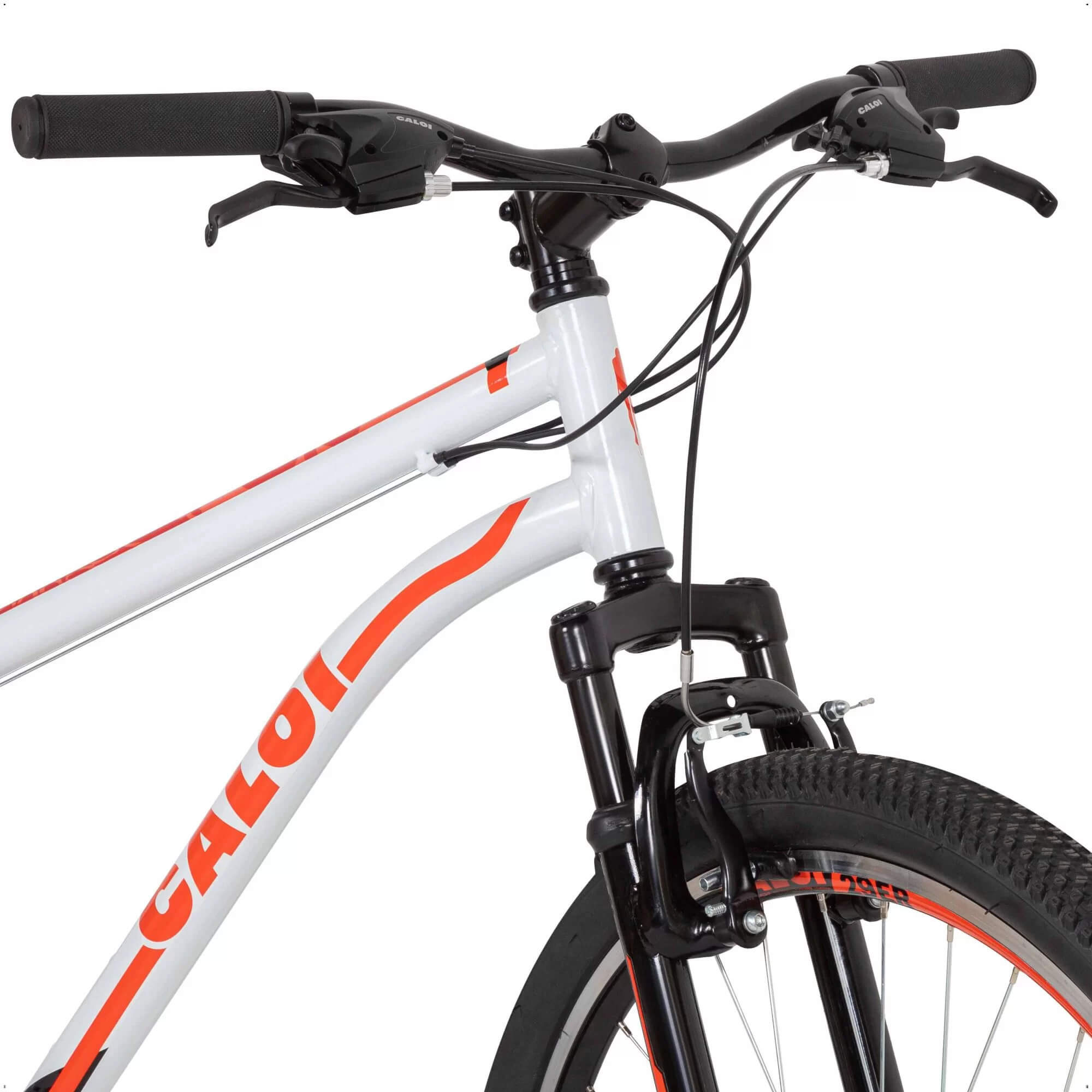 Bicicleta Caloi Velox V-Brake 21 Velocidades Tamanho 17 Aro 29 Branco Ano 2022 004503.19003
