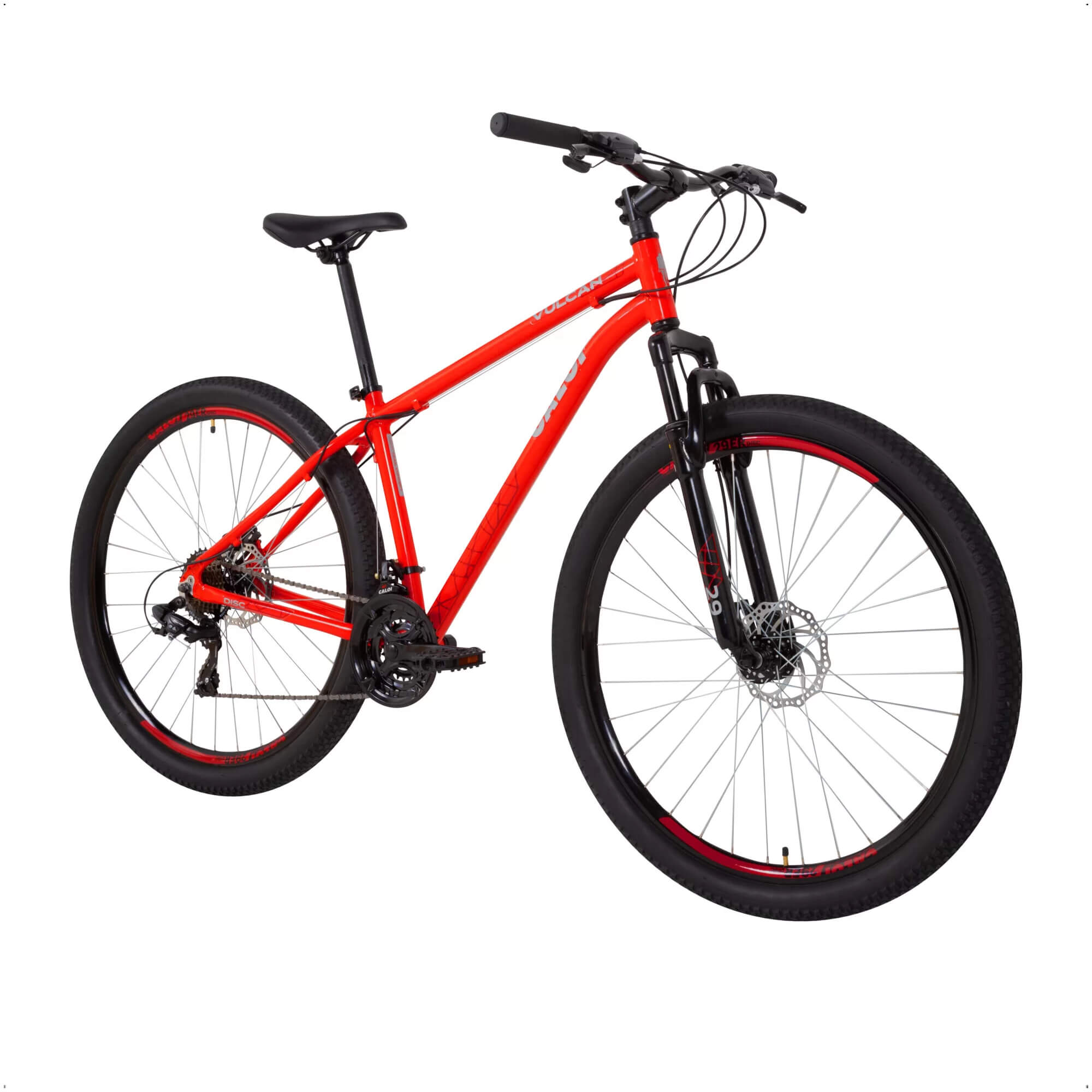 Bicicleta Caloi Vulcan 29 Tamanho 17 Aro 29 21 Velocidades Vermelha Ano 2023 - 004519.19009