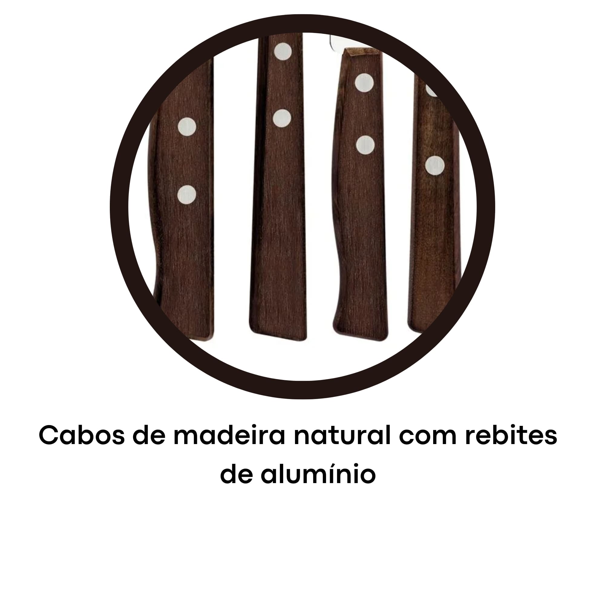 Jogo de Talheres para Churrasco com Lâminas de Aço Inox 14 Peças Tramontina - 22299011