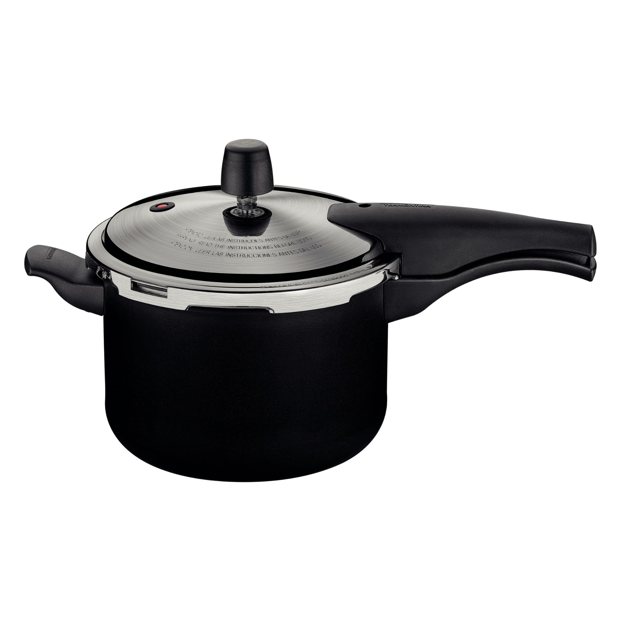 Panela de Pressão Vancouver em Alumínio Antiaderente Preto 40cm 4,5L Tramontina - 20591420