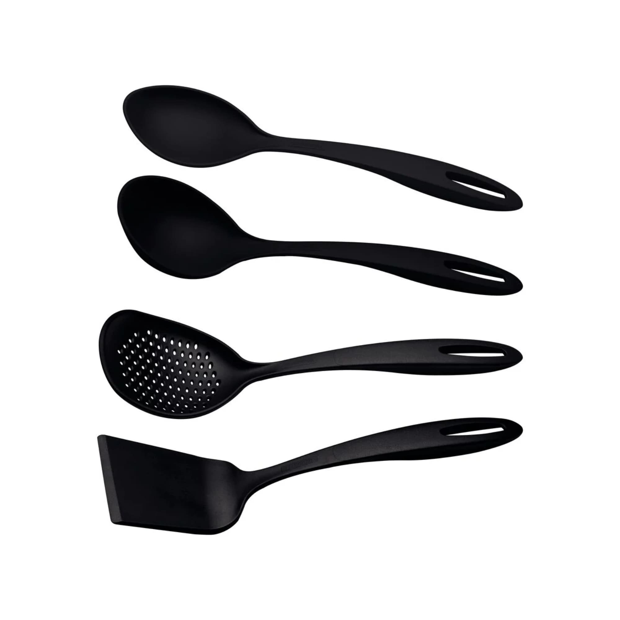 Jogo de Utensílios Ability em Nylon Resistente Preto 4 Peças Preto Tramontina - 25199001