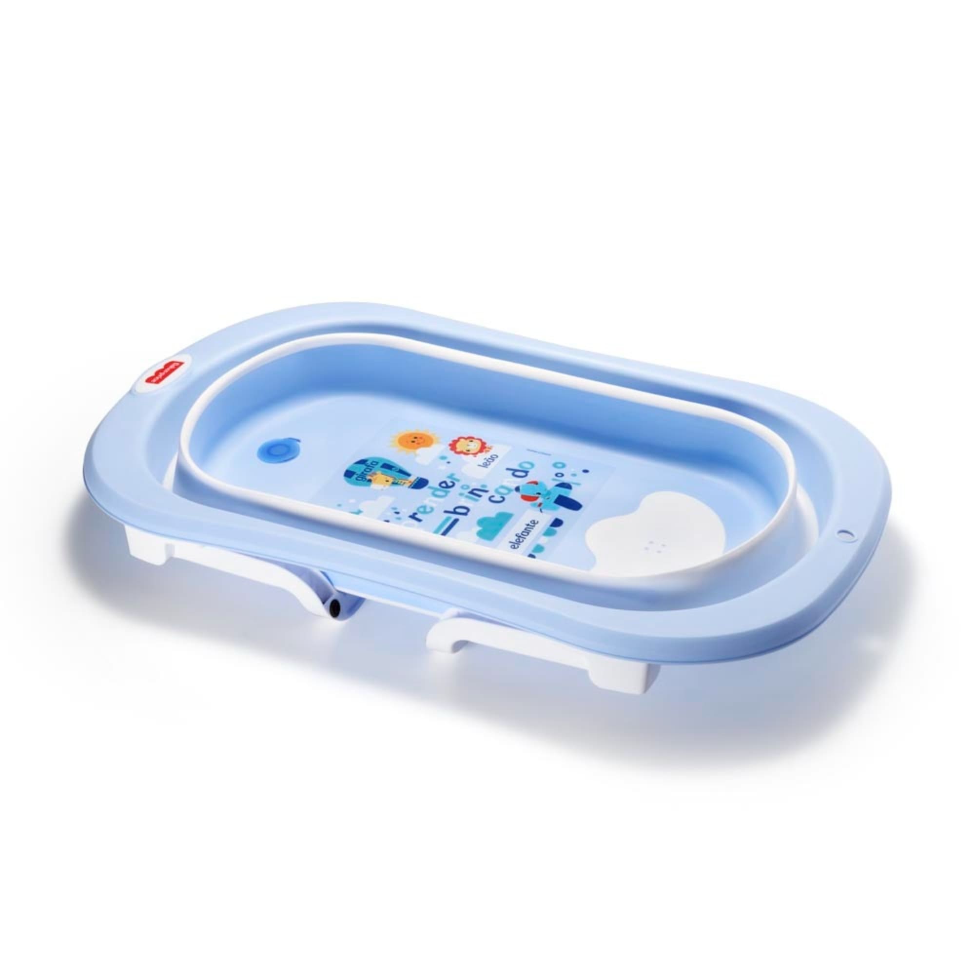Banheira Retratil Azul Splish N' Splash p/ Crianças A partir 6 Meses Multikids Baby - BB1242