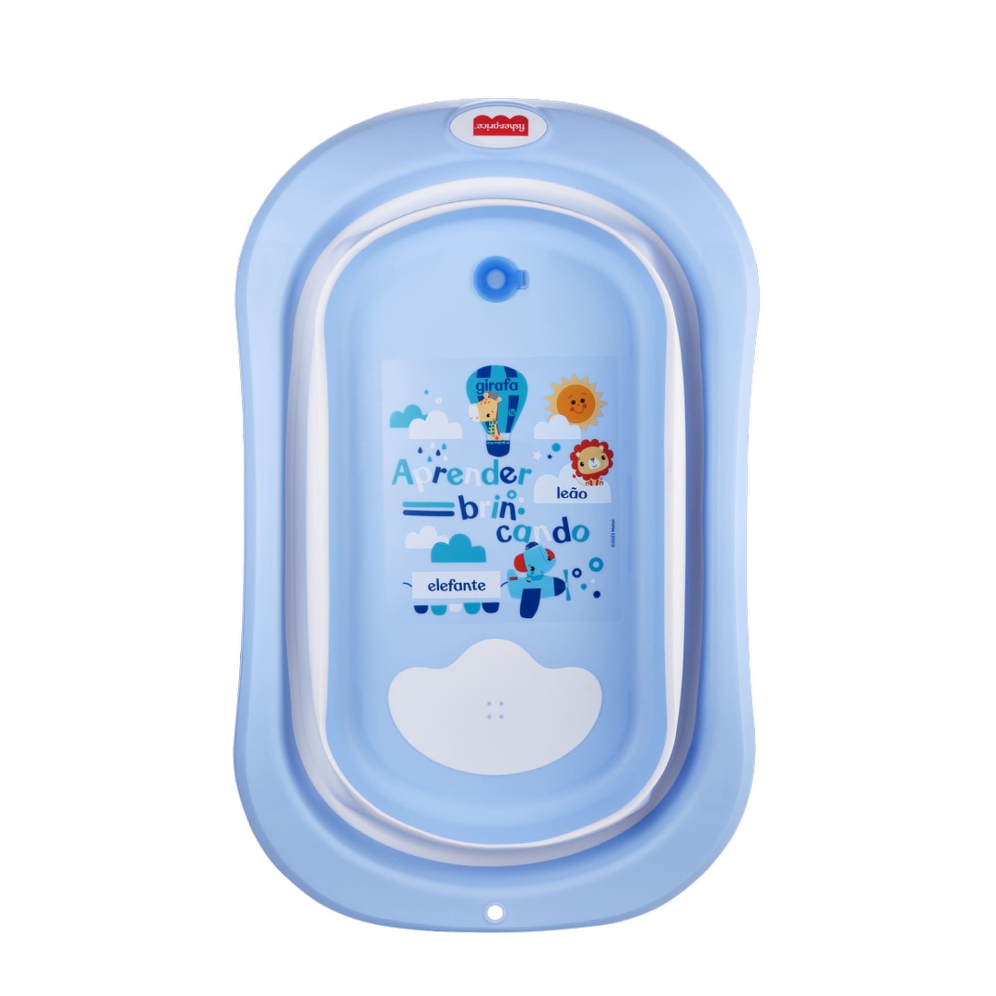 Banheira Retratil Azul Splish N' Splash p/ Crianças A partir 6 Meses Multikids Baby - BB1242