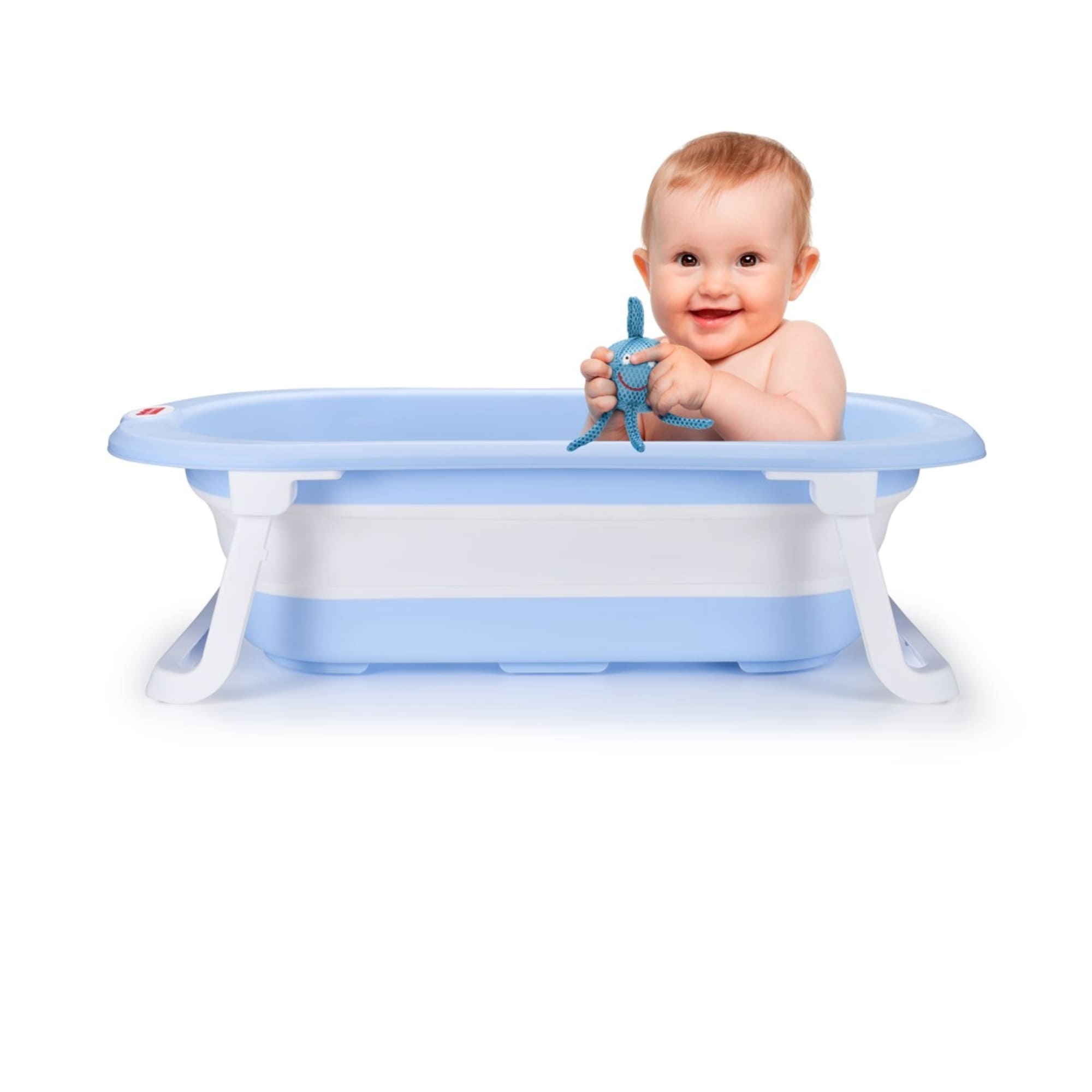 Banheira Retratil Azul Splish N' Splash p/ Crianças A partir 6 Meses Multikids Baby - BB1242