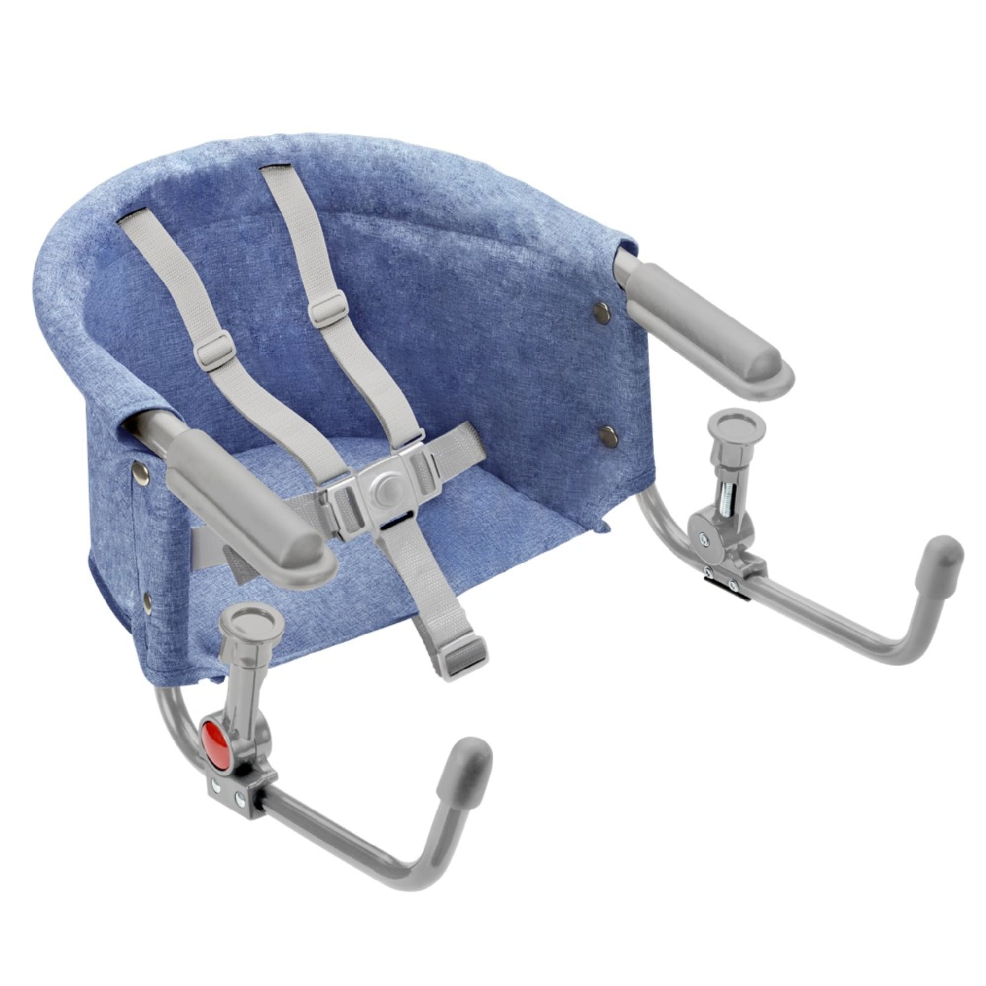 Cadeira de Alimentação p/ Bebe Encaixe em Mesa Azul 6 meses 15 Kg Multikids Baby - BB377