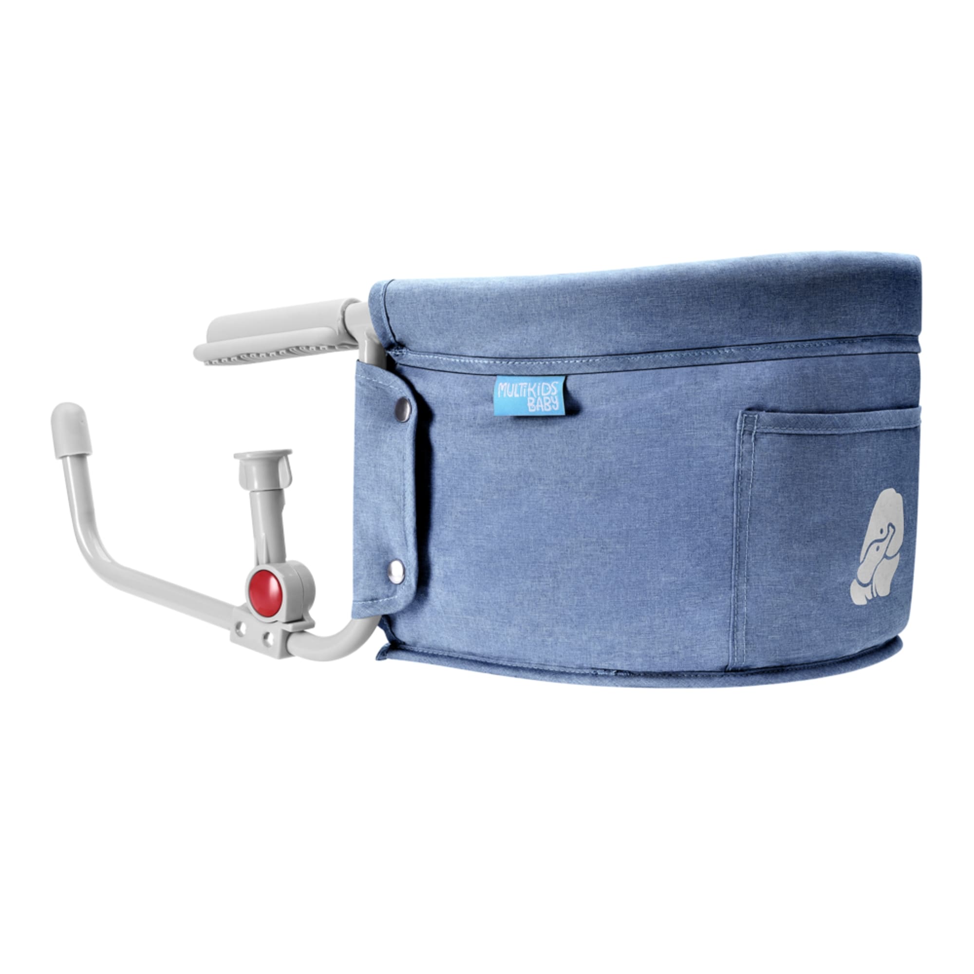 Cadeira de Alimentação p/ Bebe Encaixe em Mesa Azul 6 meses 15 Kg Multikids Baby - BB377