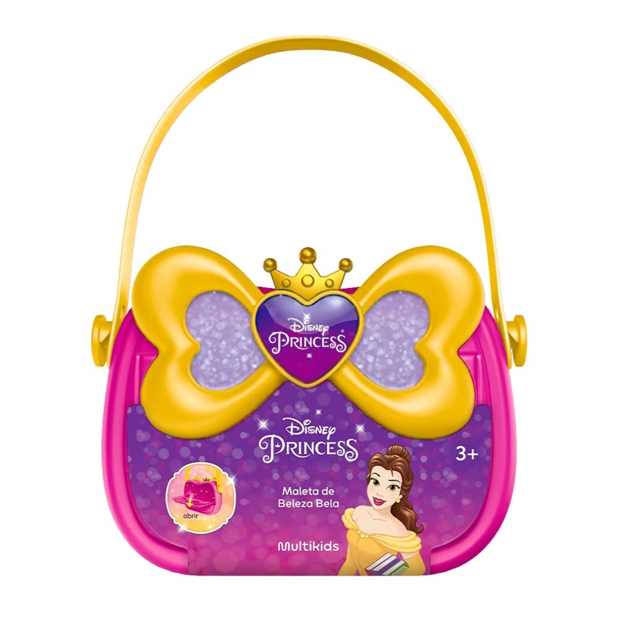 Brinquedo Maleta Maquiadora Bela Disney Princesas com Acessórios +3 Anos Multikids - BR1981
