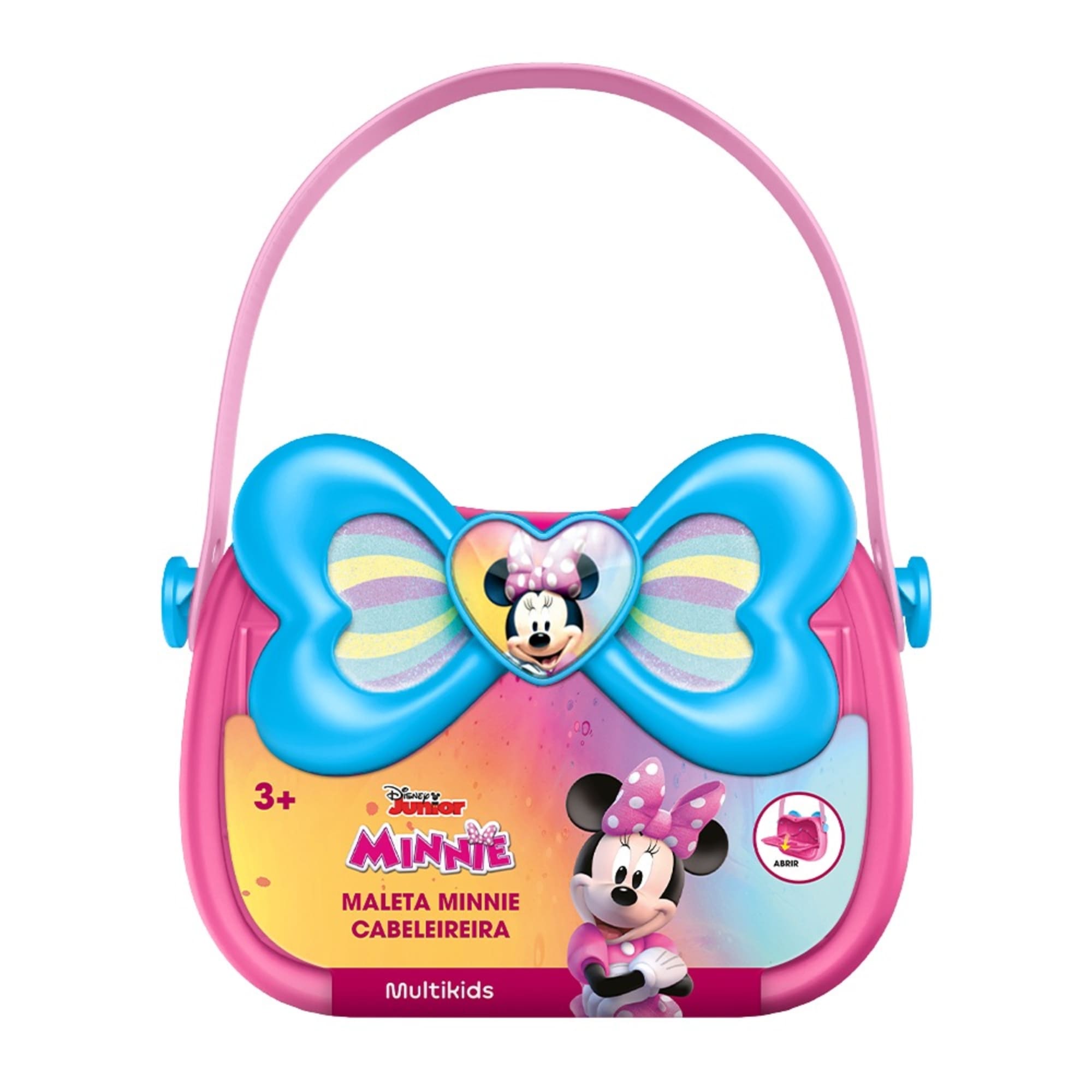 Brinquedo Maleta Cabeleireira Minnie Disney com Acessórios para Crianças +3 Anos Multikids - BR1985