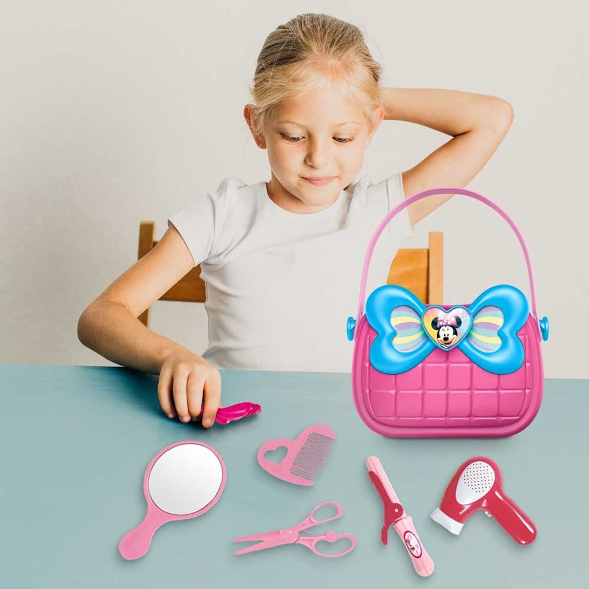 Brinquedo Maleta Cabeleireira Minnie Disney com Acessórios para Crianças +3 Anos Multikids - BR1985