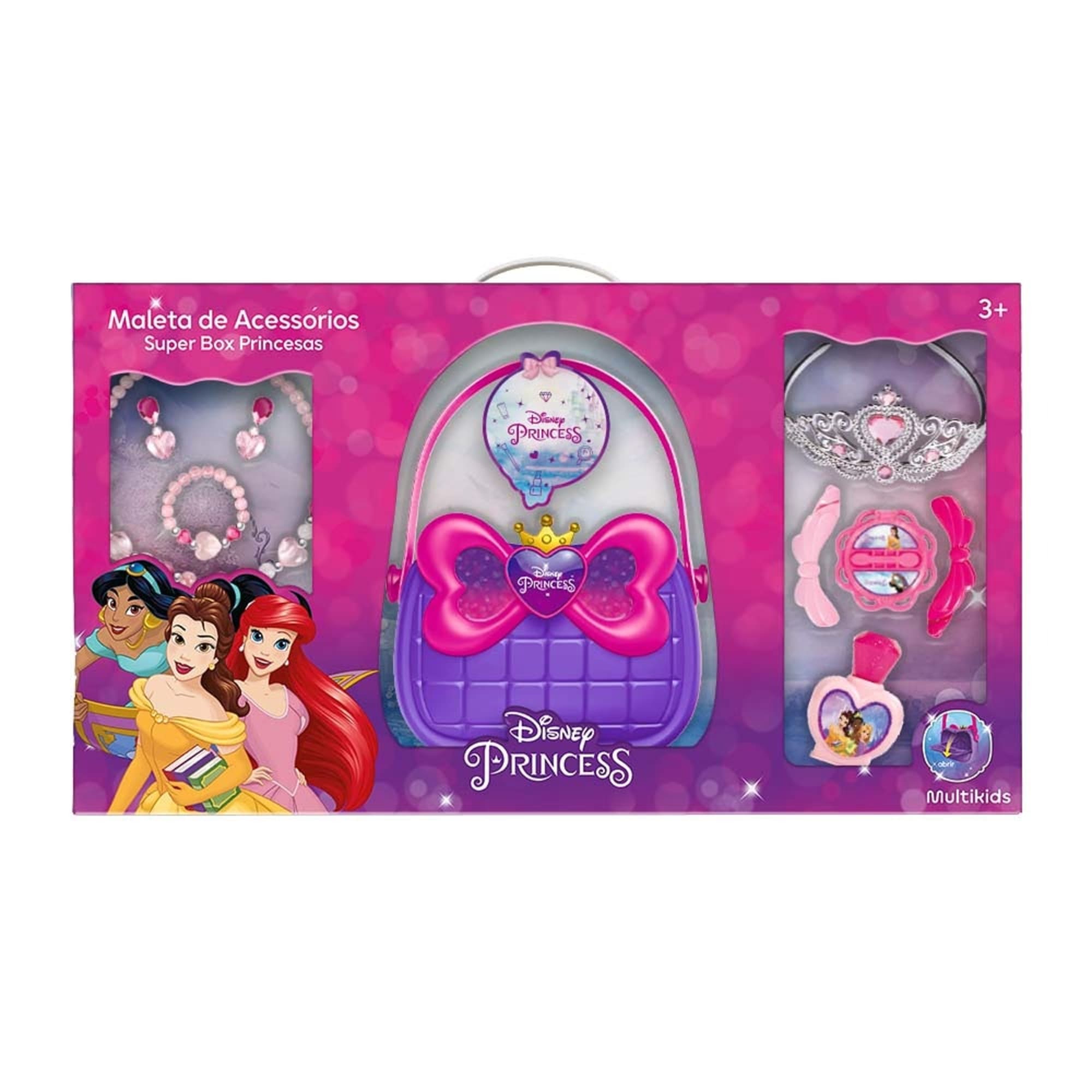 Brinquedo Maleta Acessórios Super Box Princesas com Acessórios +3 Anos Multikids - BR1986