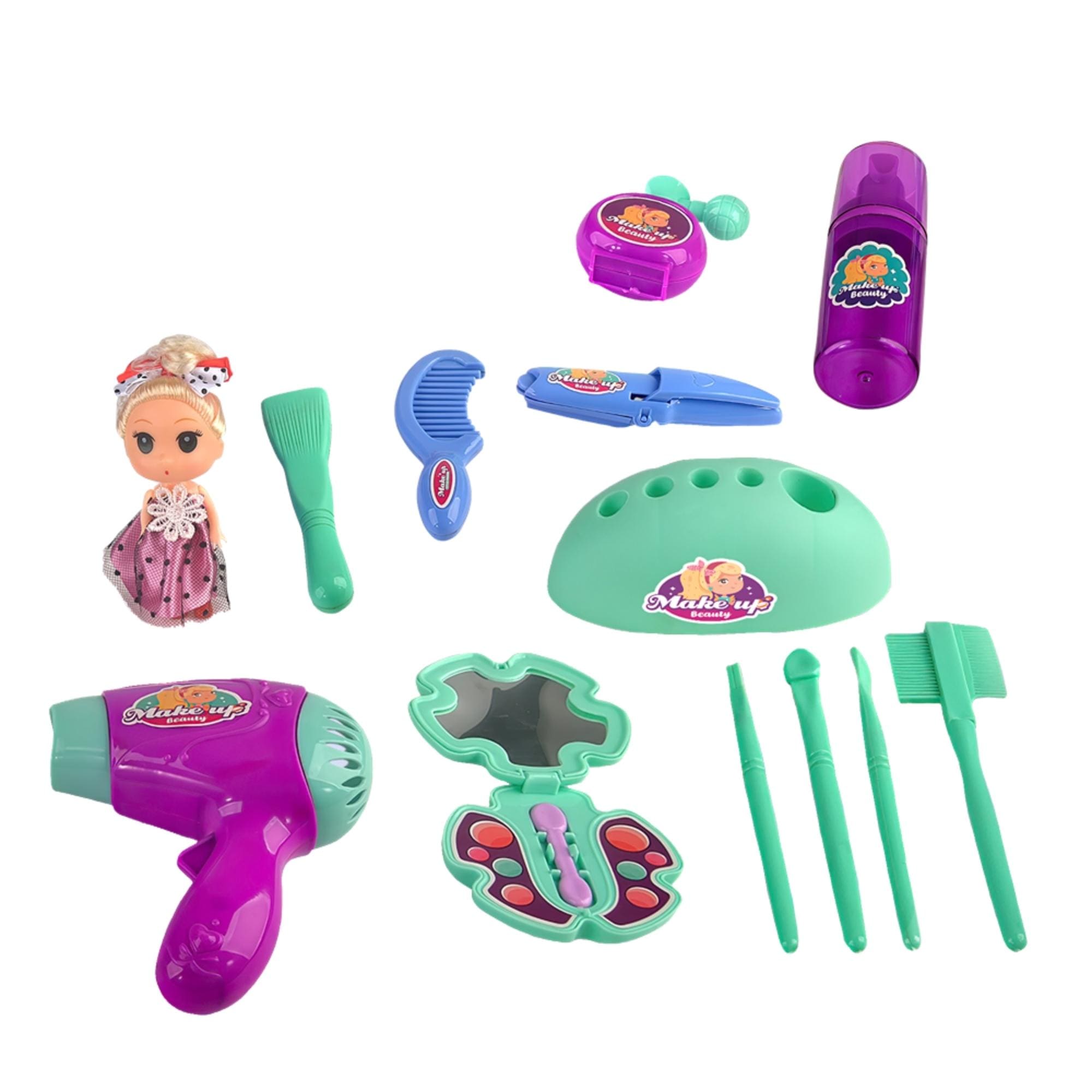 Brinquedo Maleta Kit Salão de Beleza Workshop Jr para Crianças +3 Anos Multikids - BR2008