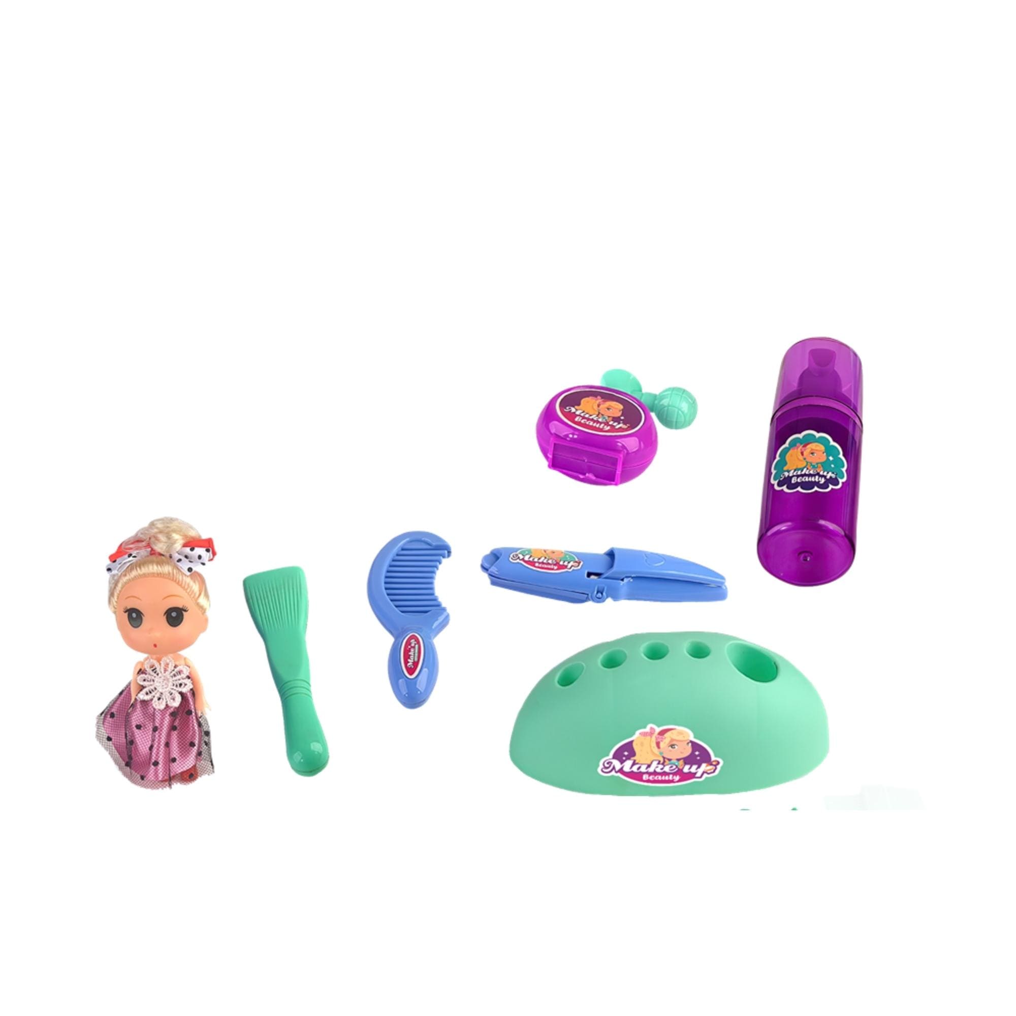 Brinquedo Maleta Kit Salão de Beleza Workshop Jr para Crianças +3 Anos Multikids - BR2008