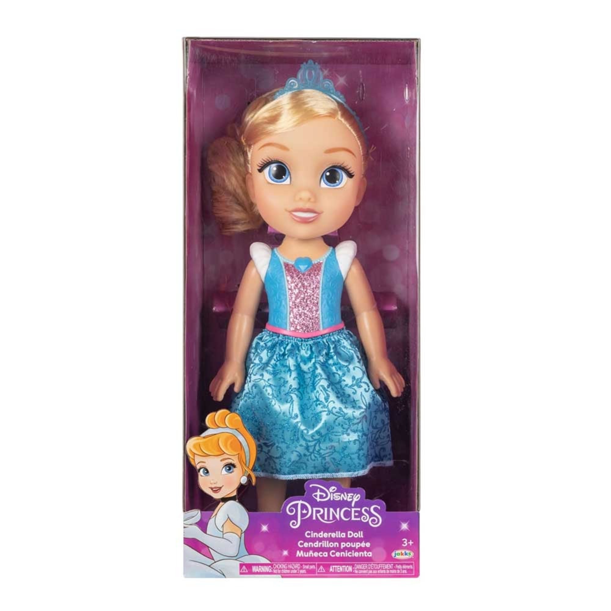 Boneca Disney Princesas Cinderela 38cm com Sapatos Removíveis +3 Anos Multikids - BR2015