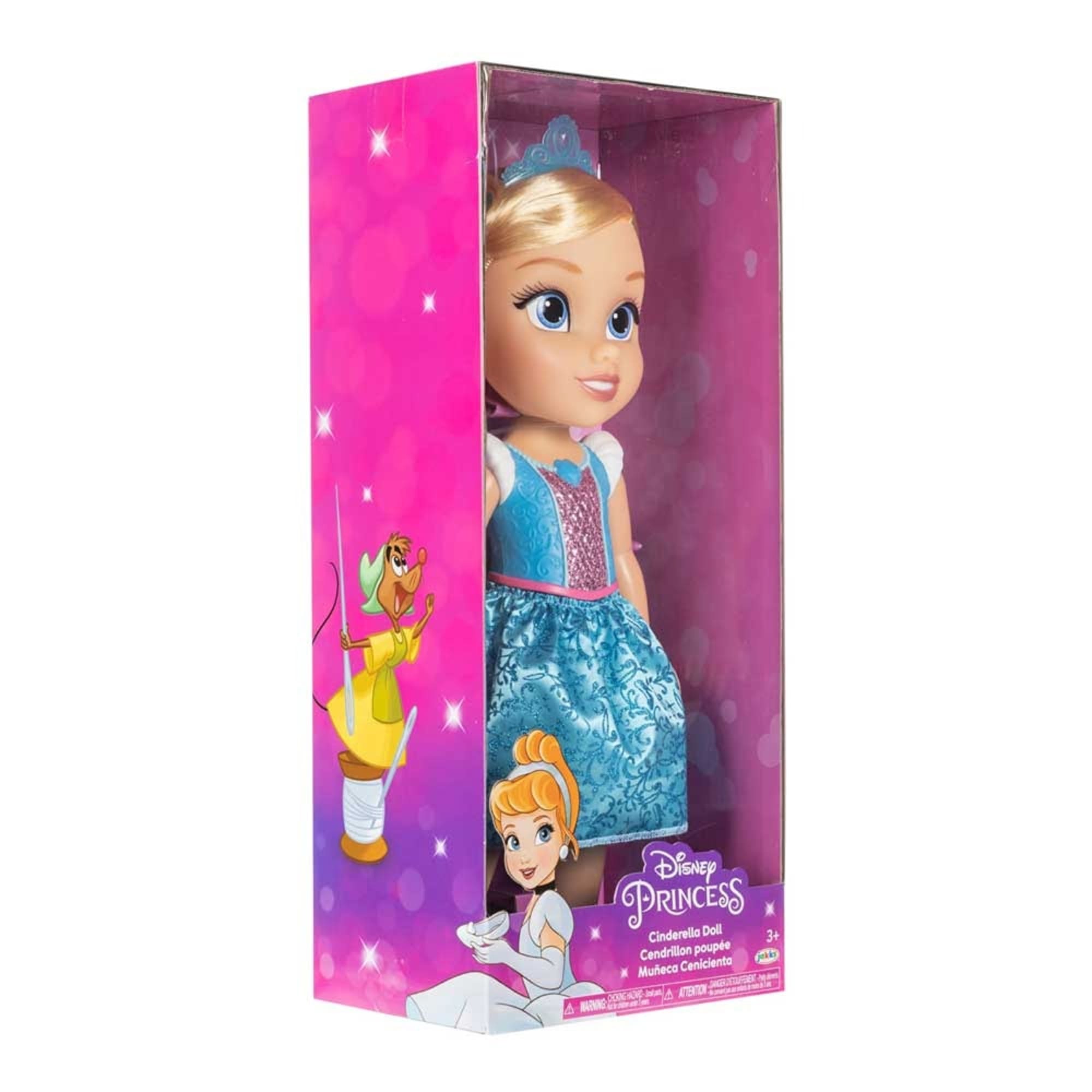 Boneca Disney Princesas Cinderela 38cm com Sapatos Removíveis +3 Anos Multikids - BR2015