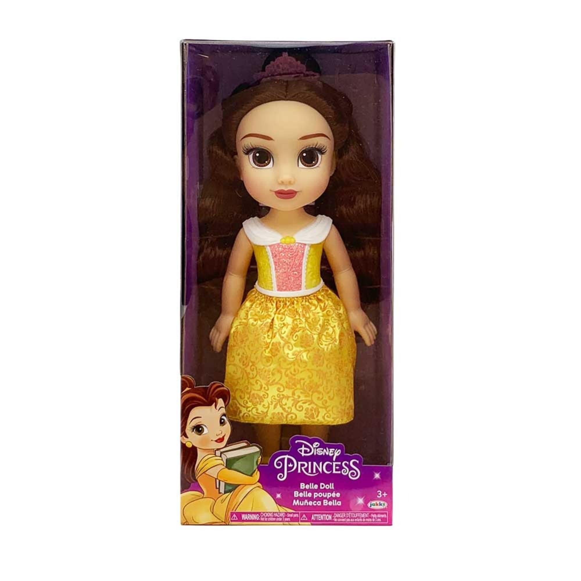 Boneca Disney Princesas Bela 38cm com Sapatos Removíveis +3 Anos Multikids - BR2018