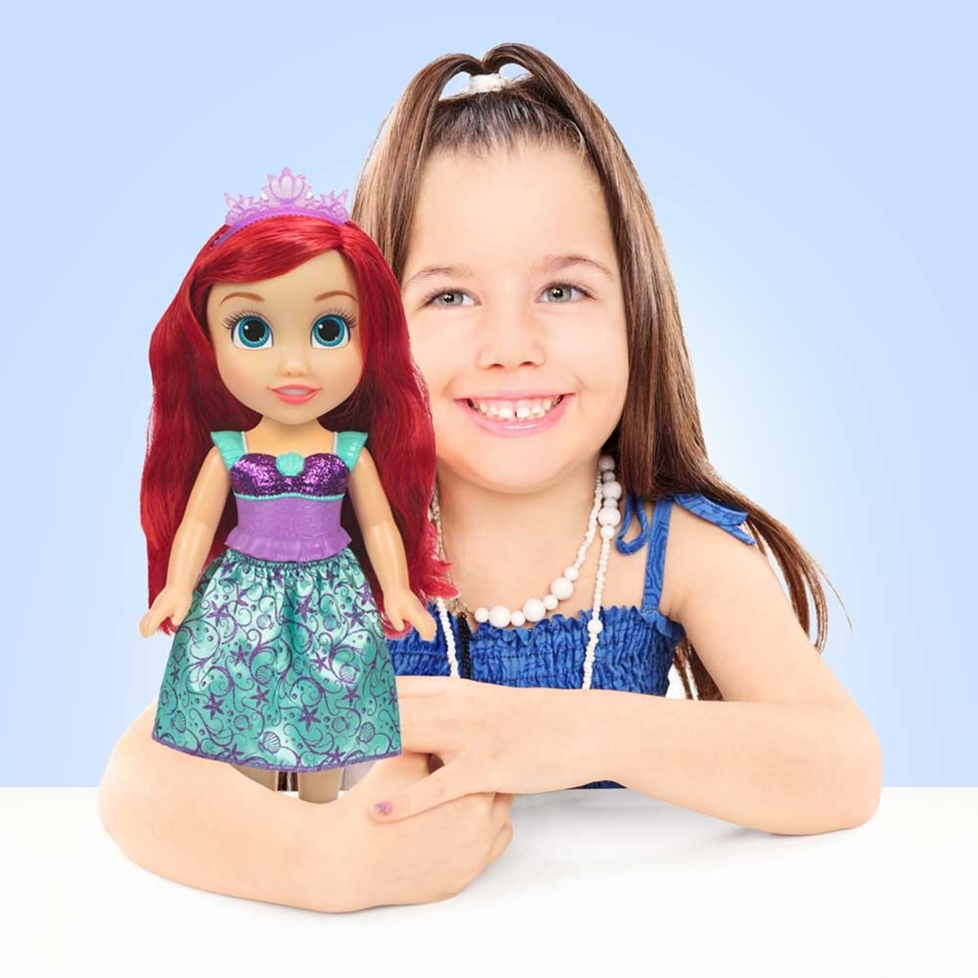 Boneca Disney Princesas Ariel 38cm para Crianças a Partir de 3 Anos Multikids - BR2019