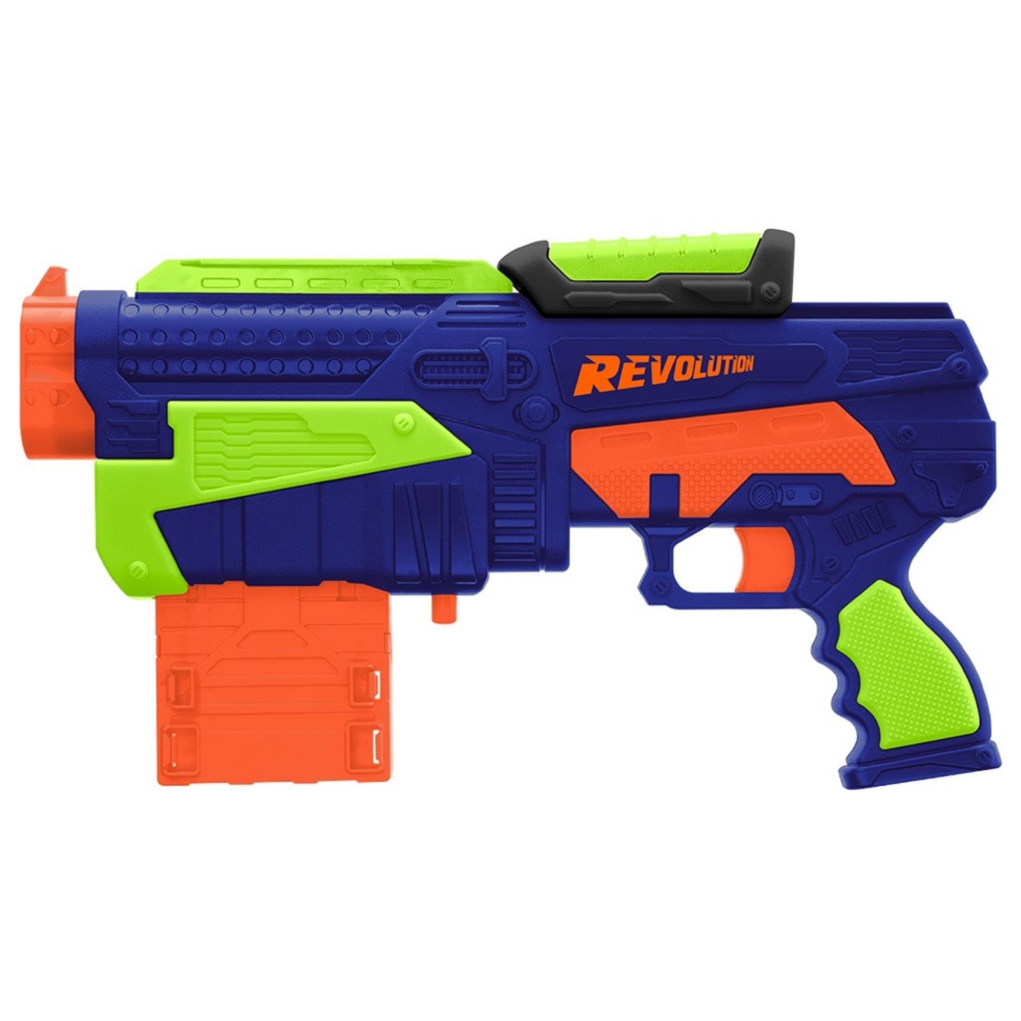 X-Target Revolution com 8 Dardos Azul Alcance de 25m Multikids - BR2027