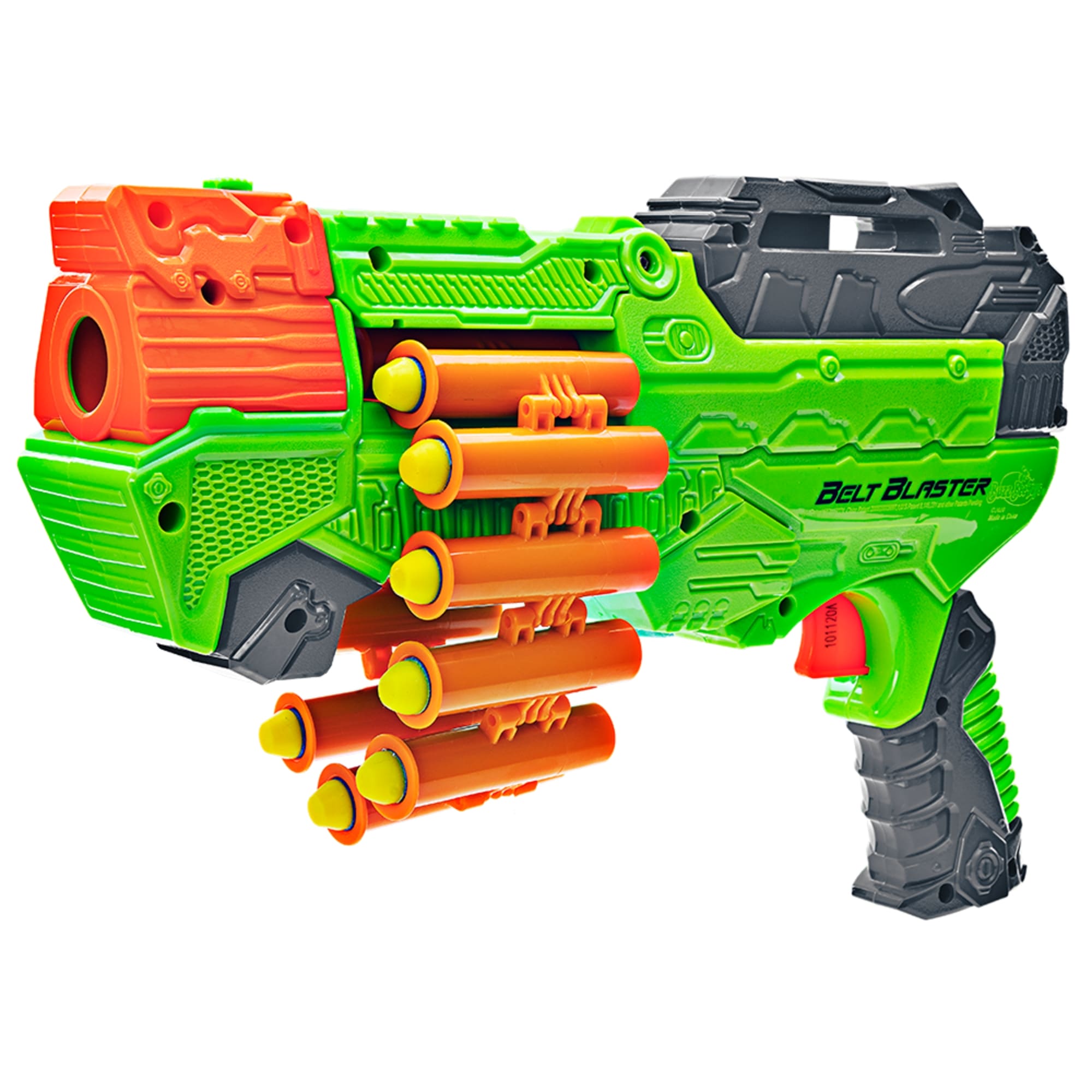X-Target Automático Belt Blaster c/ 12 Dardos Verde Alcance de 25m Multikids - BR2028